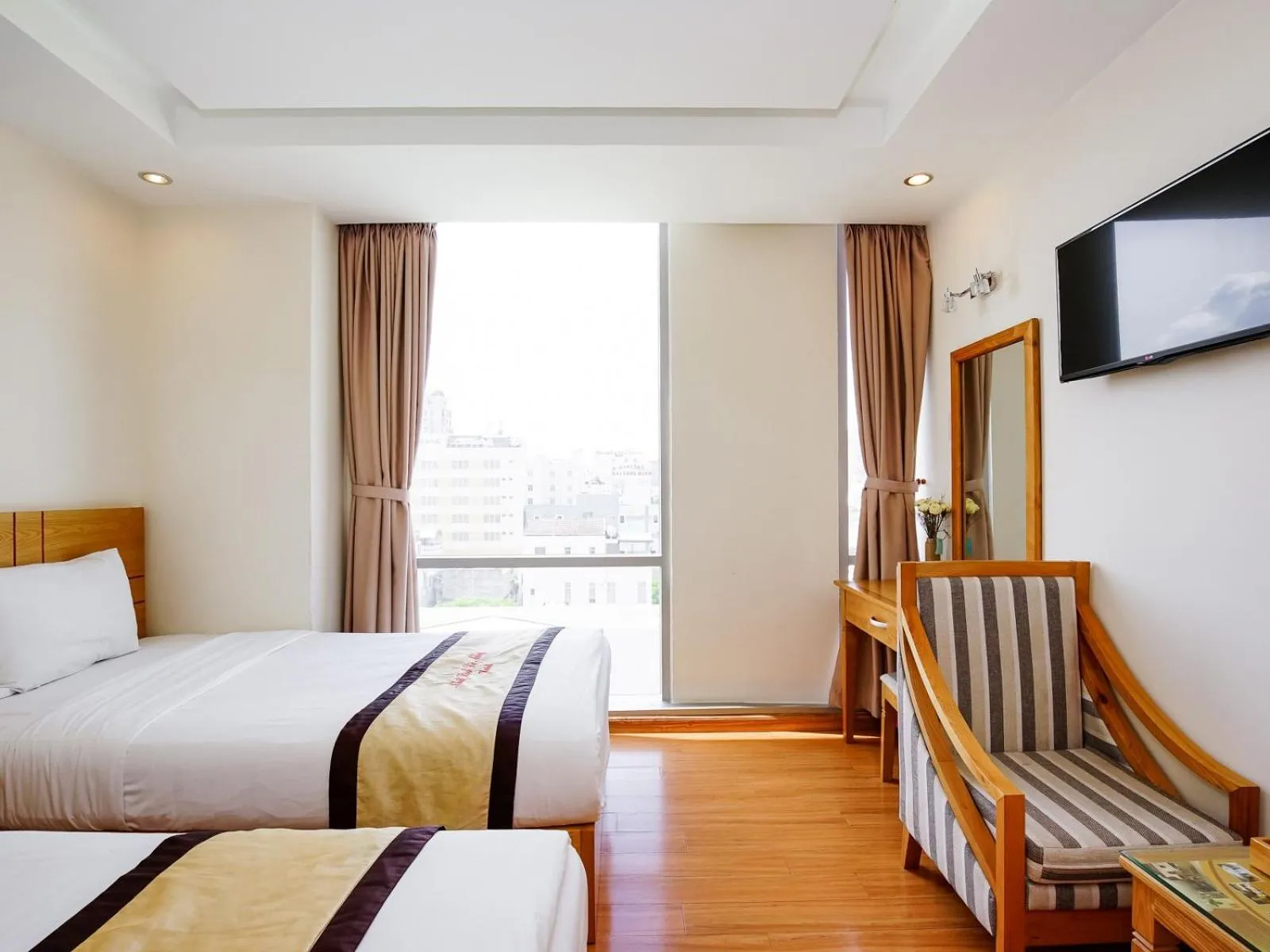 Bed in Nhat Linh Hotel & Suites Da Nang