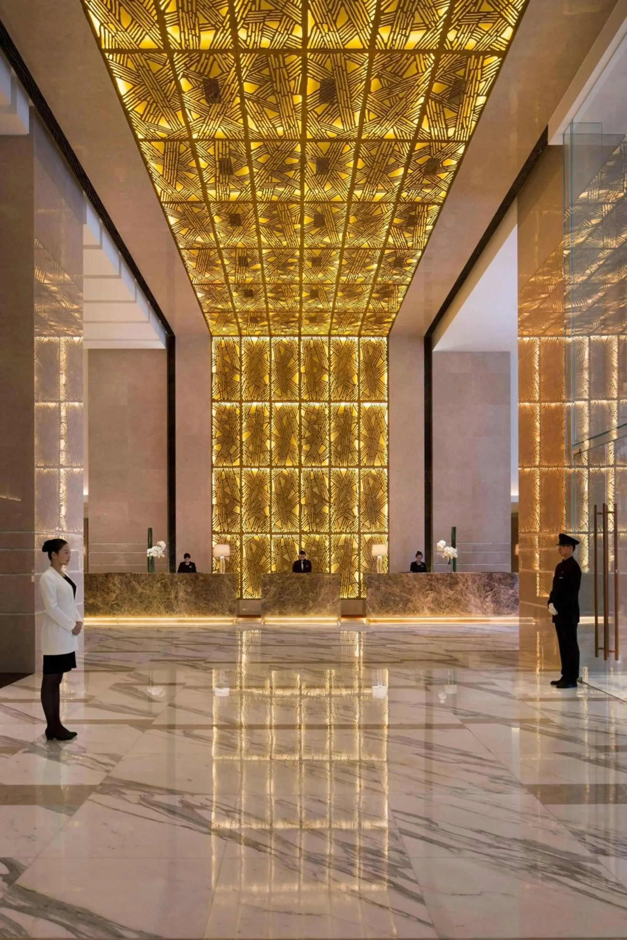 Lobby or reception in JW Marriott Hotel Beijing Central