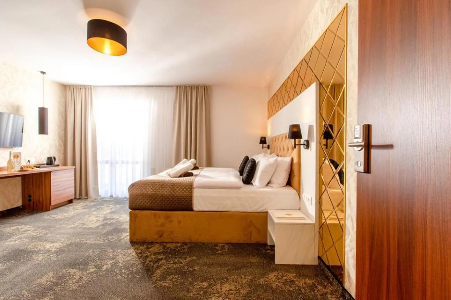 Bed in Promocje Amber Park Spa