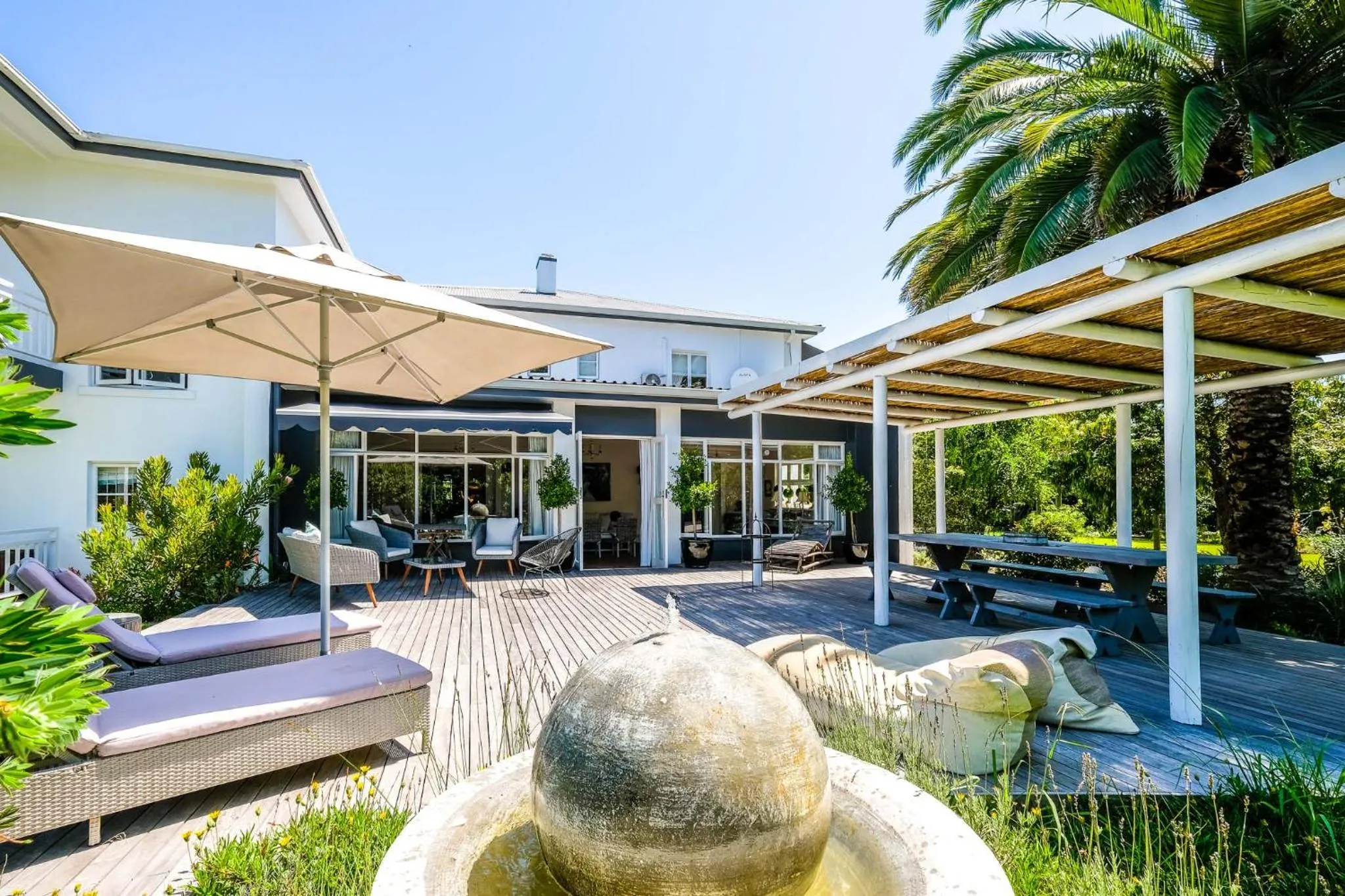 Patio in Oude Berg Guesthouse - 10 Caledon Street