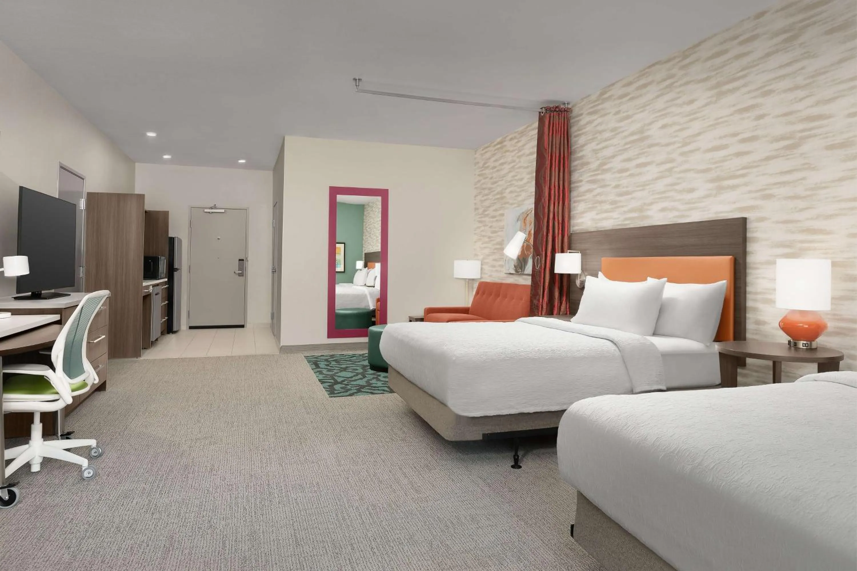 Bed in Home2 Suites By Hilton Abilene Southwest