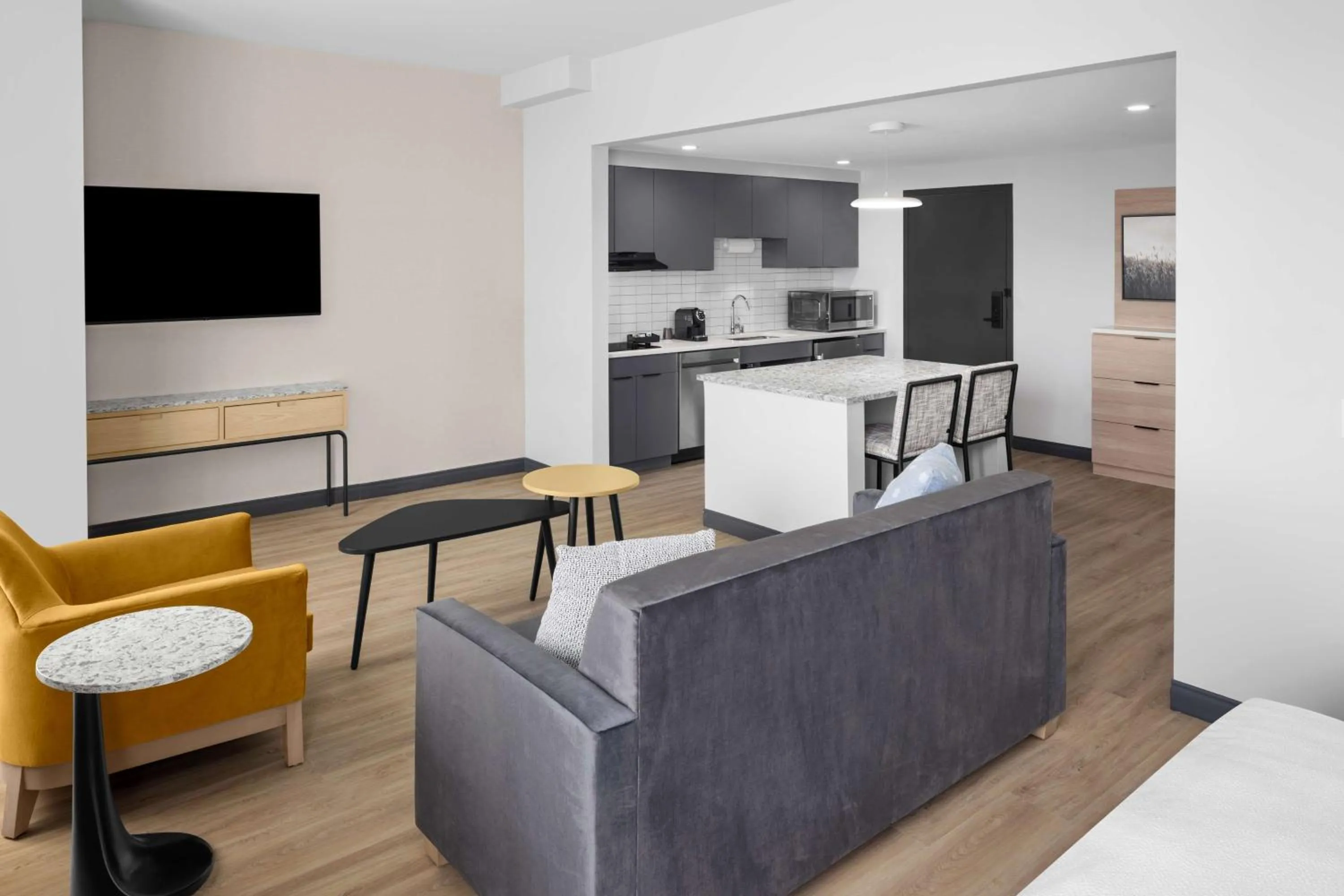Kitchen or kitchenette in Homewood Suites By Hilton Grand Prairie At EpicCentral