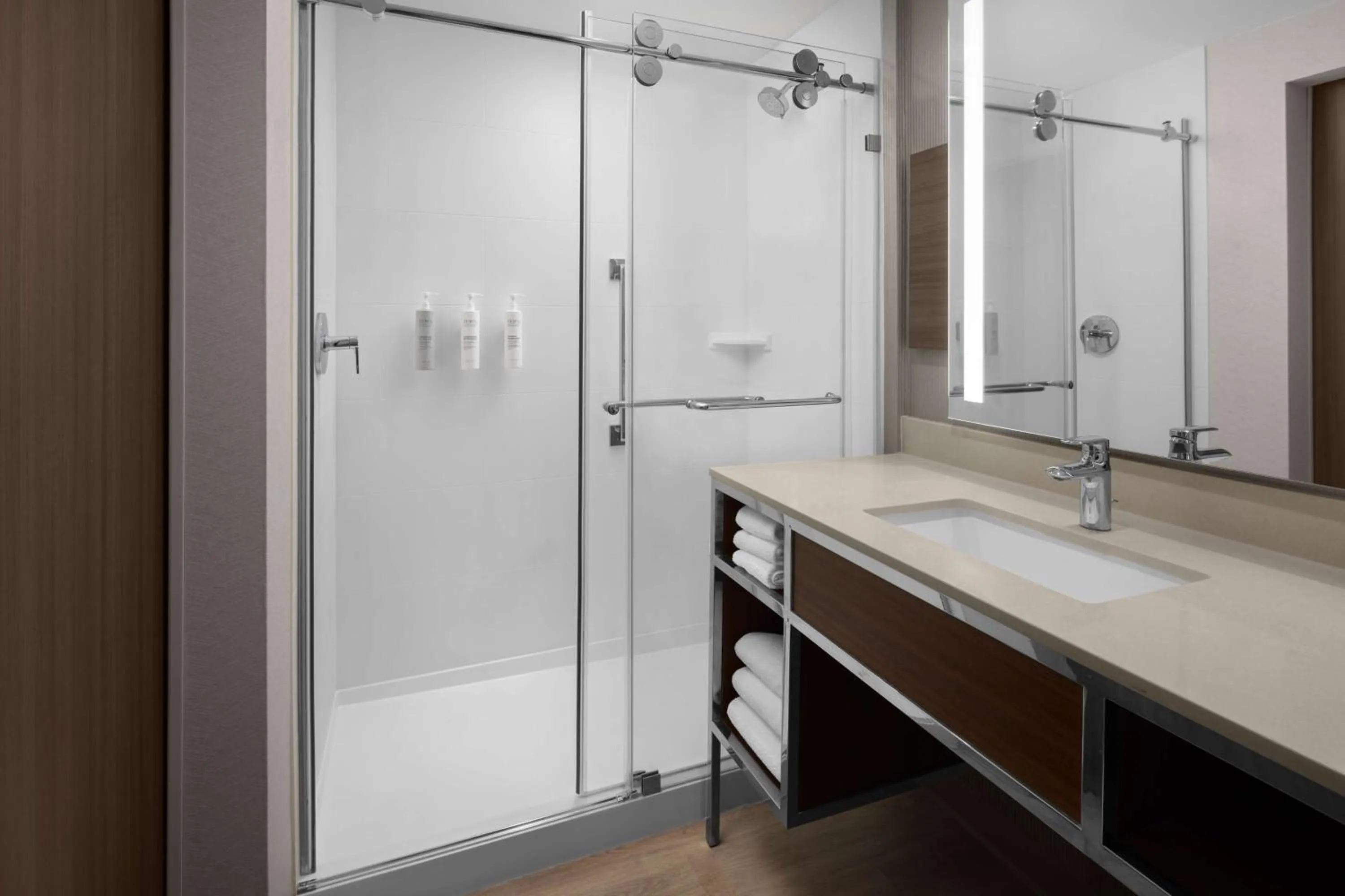 Bathroom in Hilton Garden Inn Grand Prairie At EpicCentral