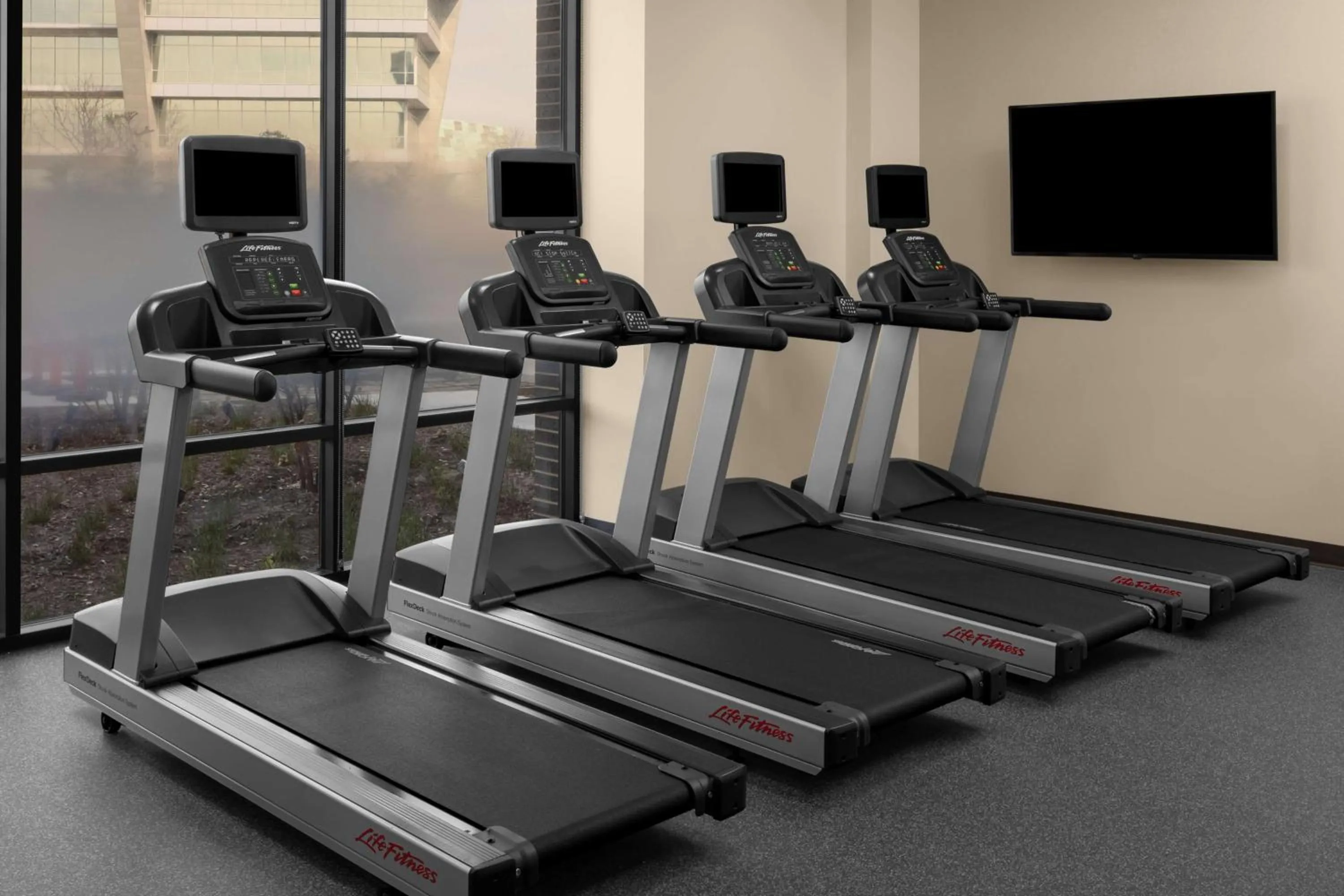 Fitness centre/facilities in Hilton Garden Inn Grand Prairie At EpicCentral