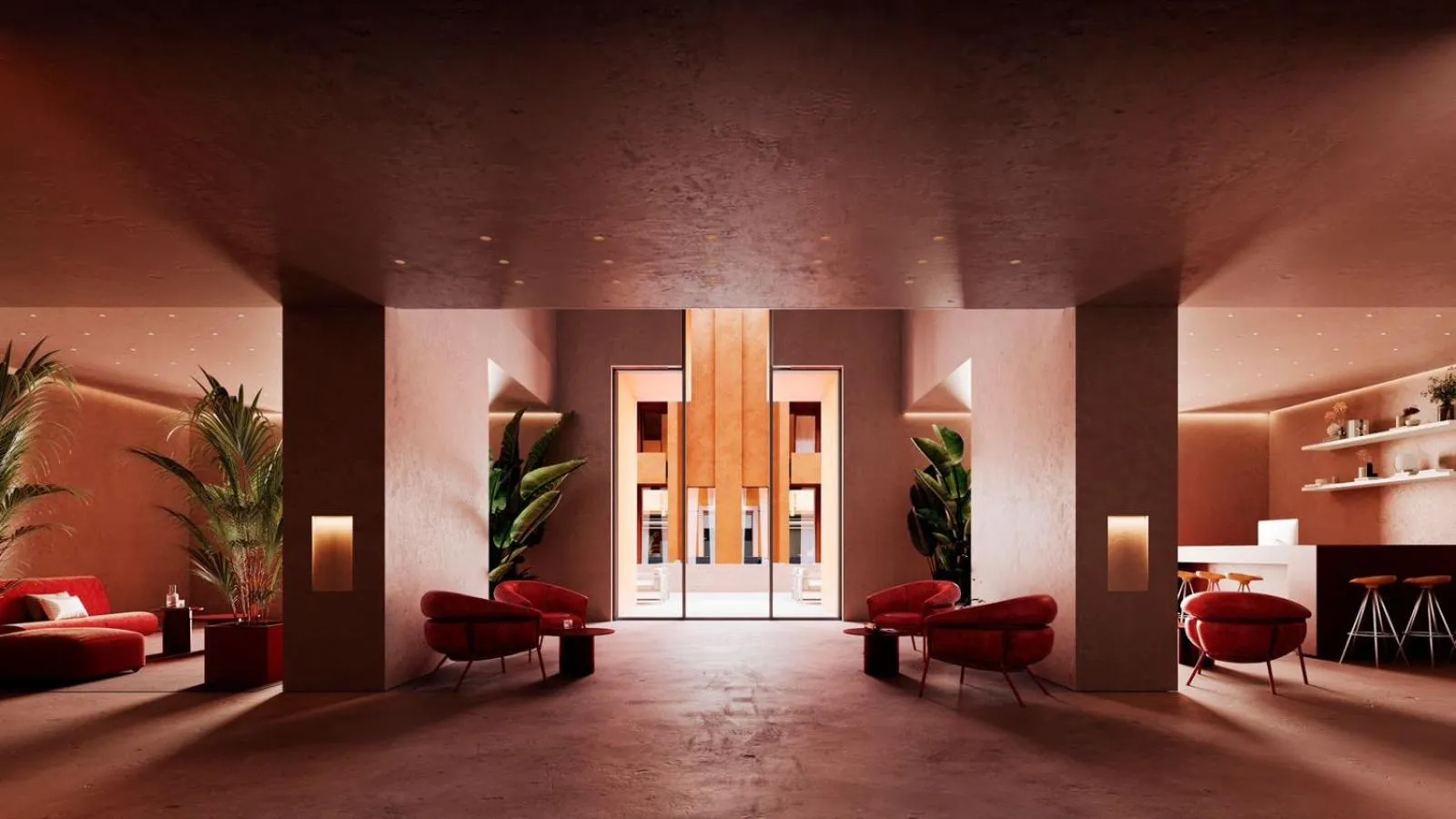 Lobby or reception in Doubletree By Hilton Ben Guerir Hotel & Residences