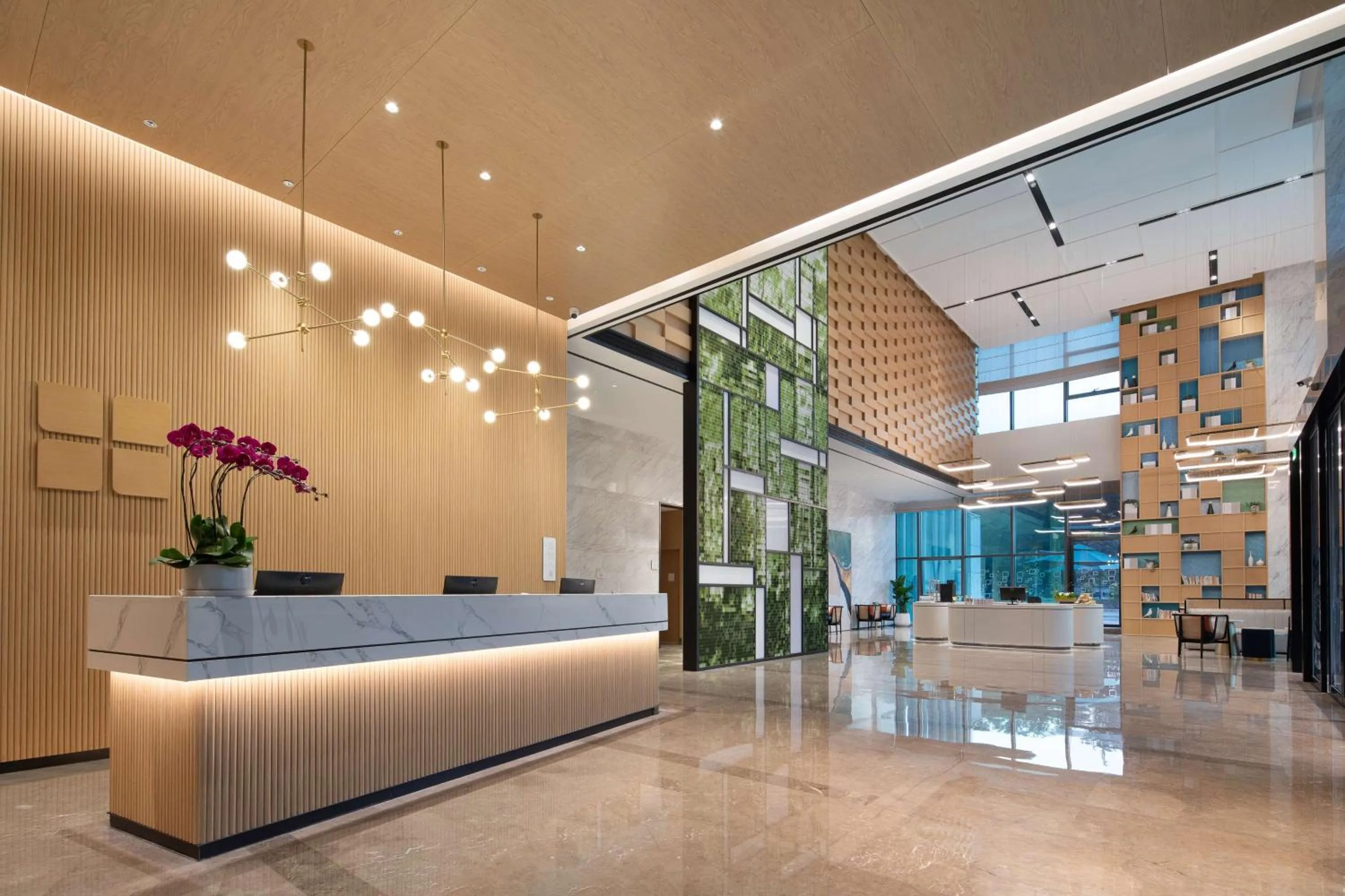 Lobby or reception in Hilton Garden Inn Shenzhen Guangming Hongqiao Park