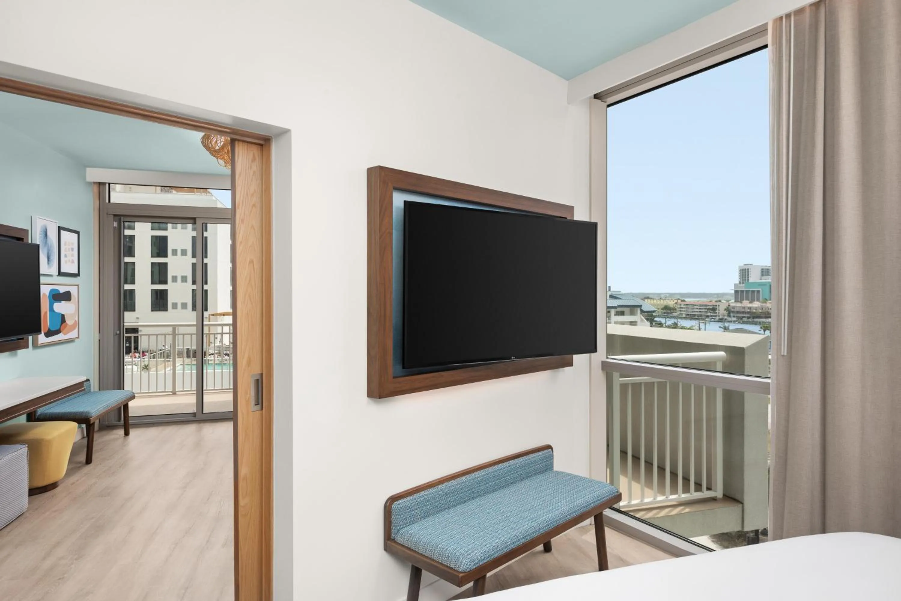 Bed in The Hiatus Clearwater Beach, Curio Collection By Hilton