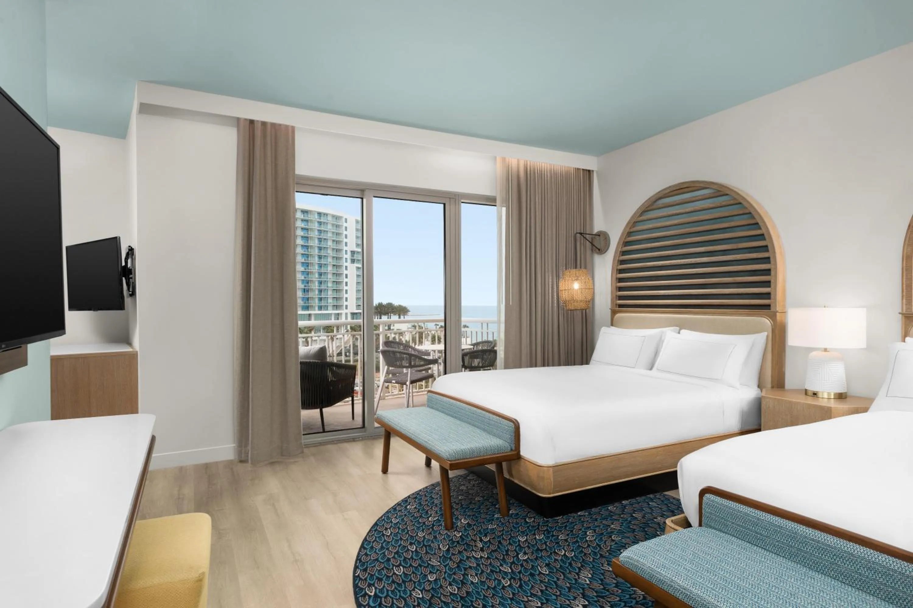 Bed in The Hiatus Clearwater Beach, Curio Collection By Hilton