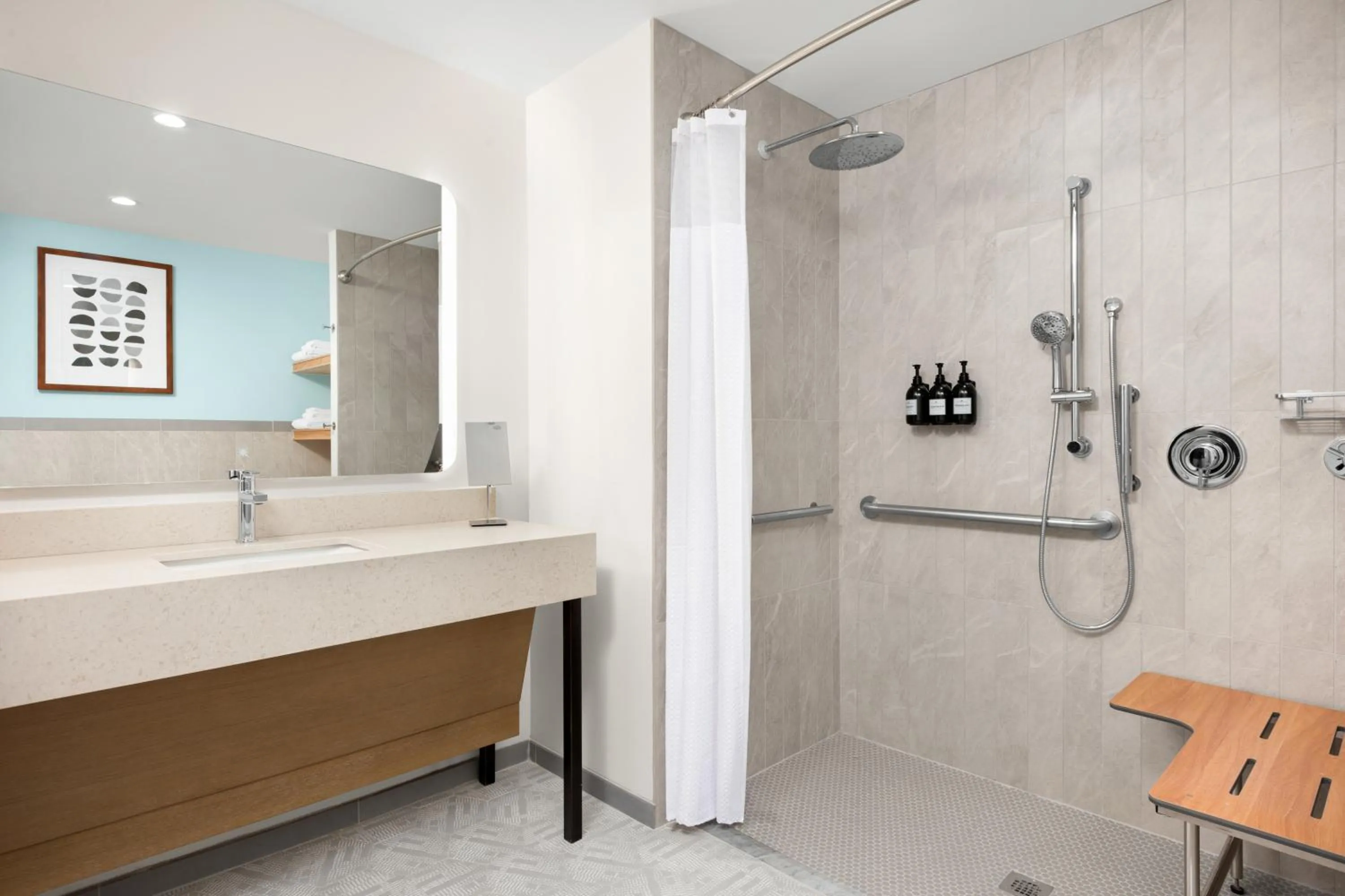 Shower in The Hiatus Clearwater Beach, Curio Collection By Hilton