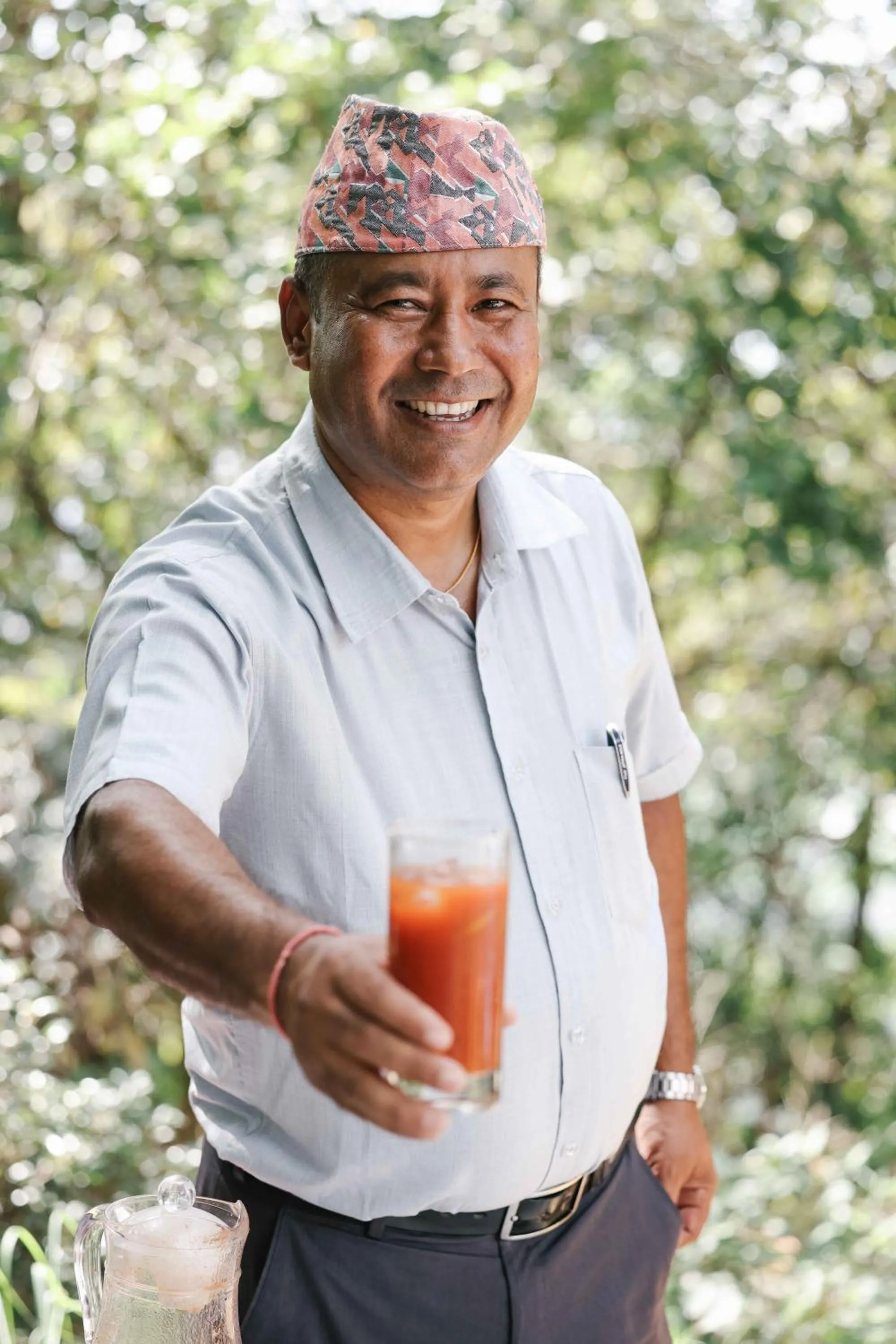 Food and drinks in Tiger Mountain Pokhara Lodge