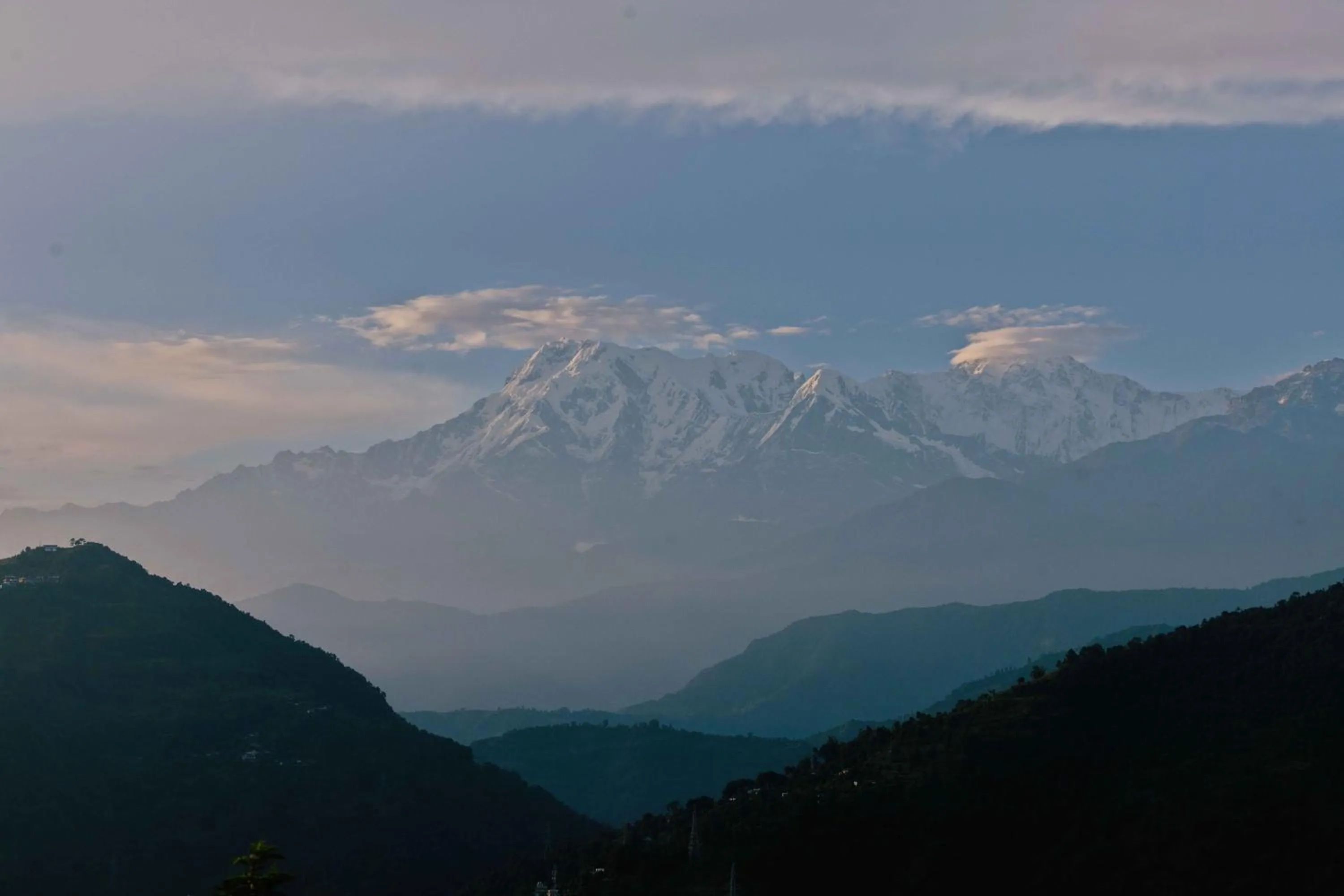 Mountain view in Tiger Mountain Pokhara Lodge
