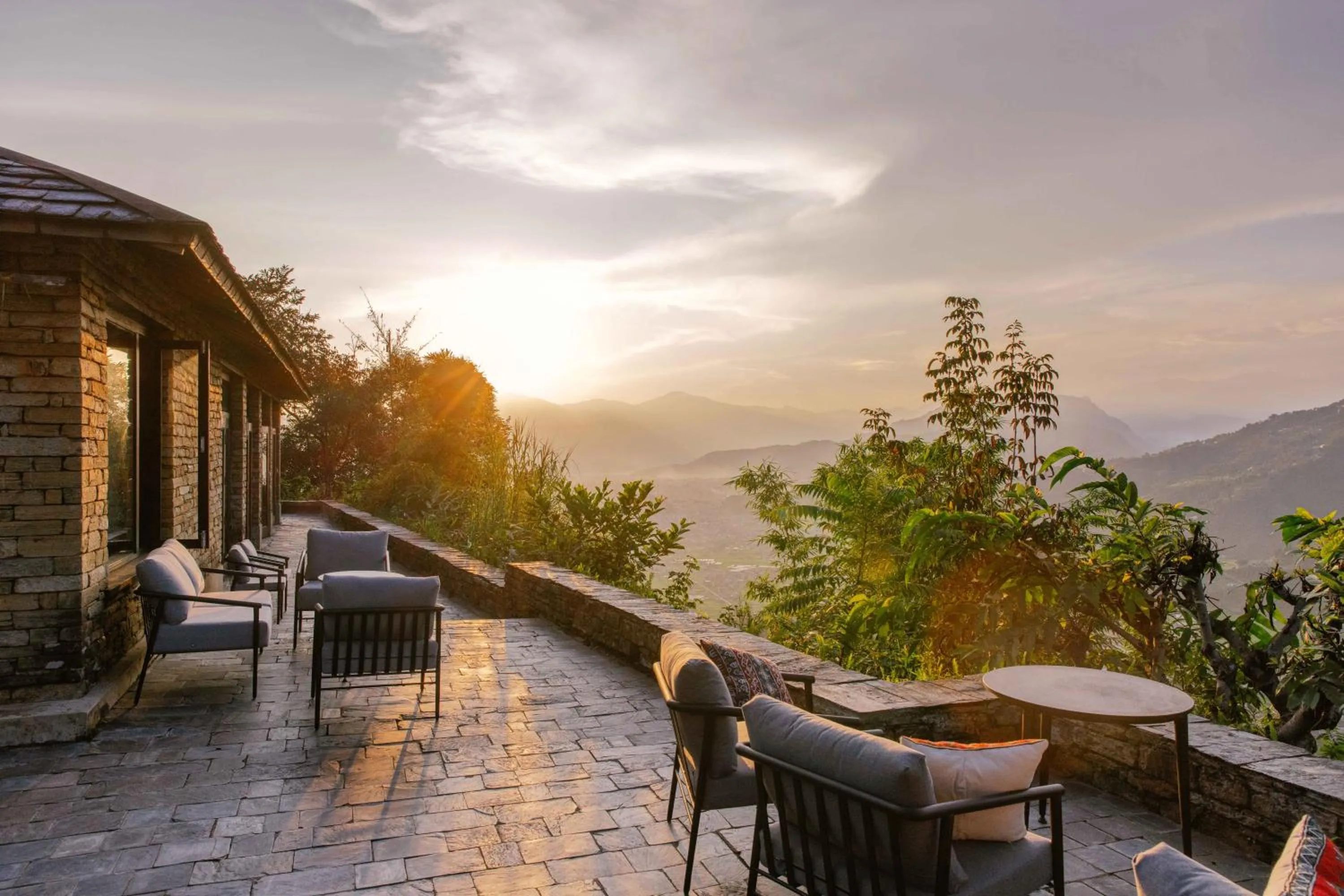 View (from property/room) in Tiger Mountain Pokhara Lodge