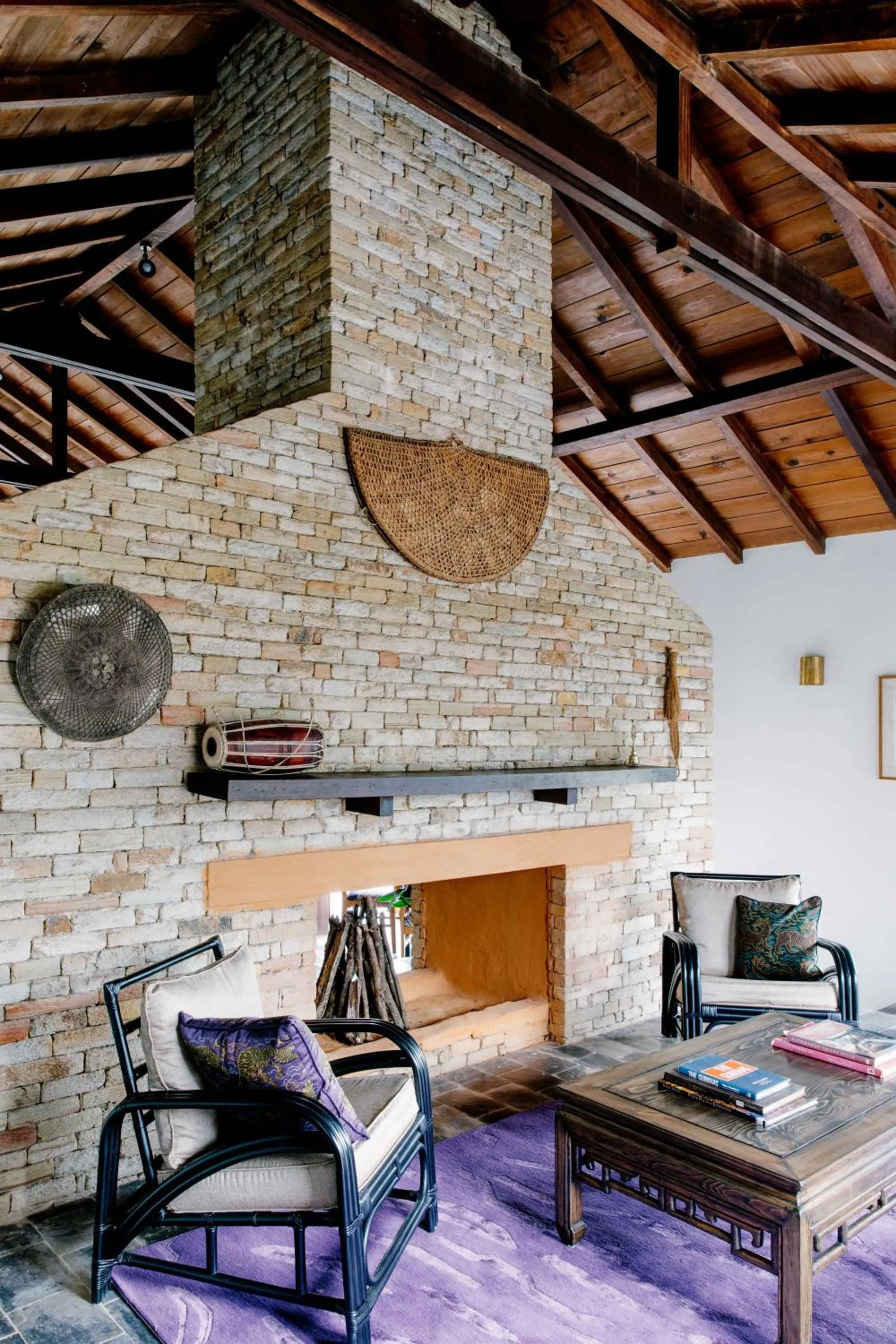 Seating area in Tiger Mountain Pokhara Lodge