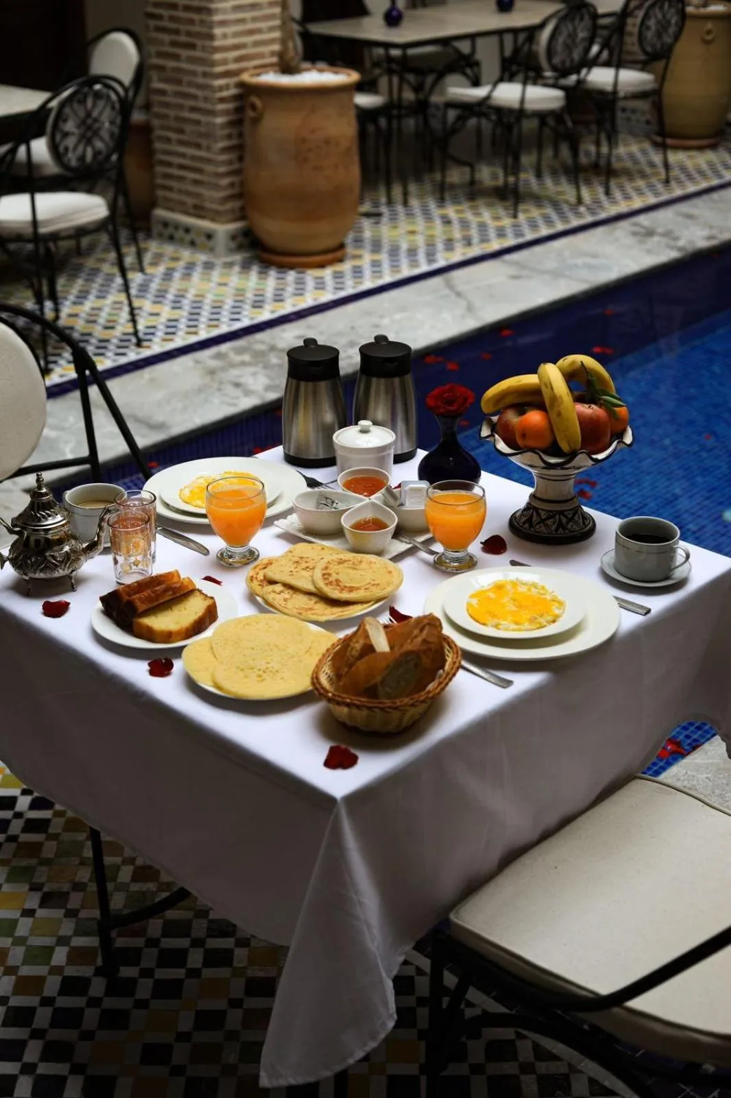 Restaurant/places to eat in Riad Touhfa Kasbah Marrakech