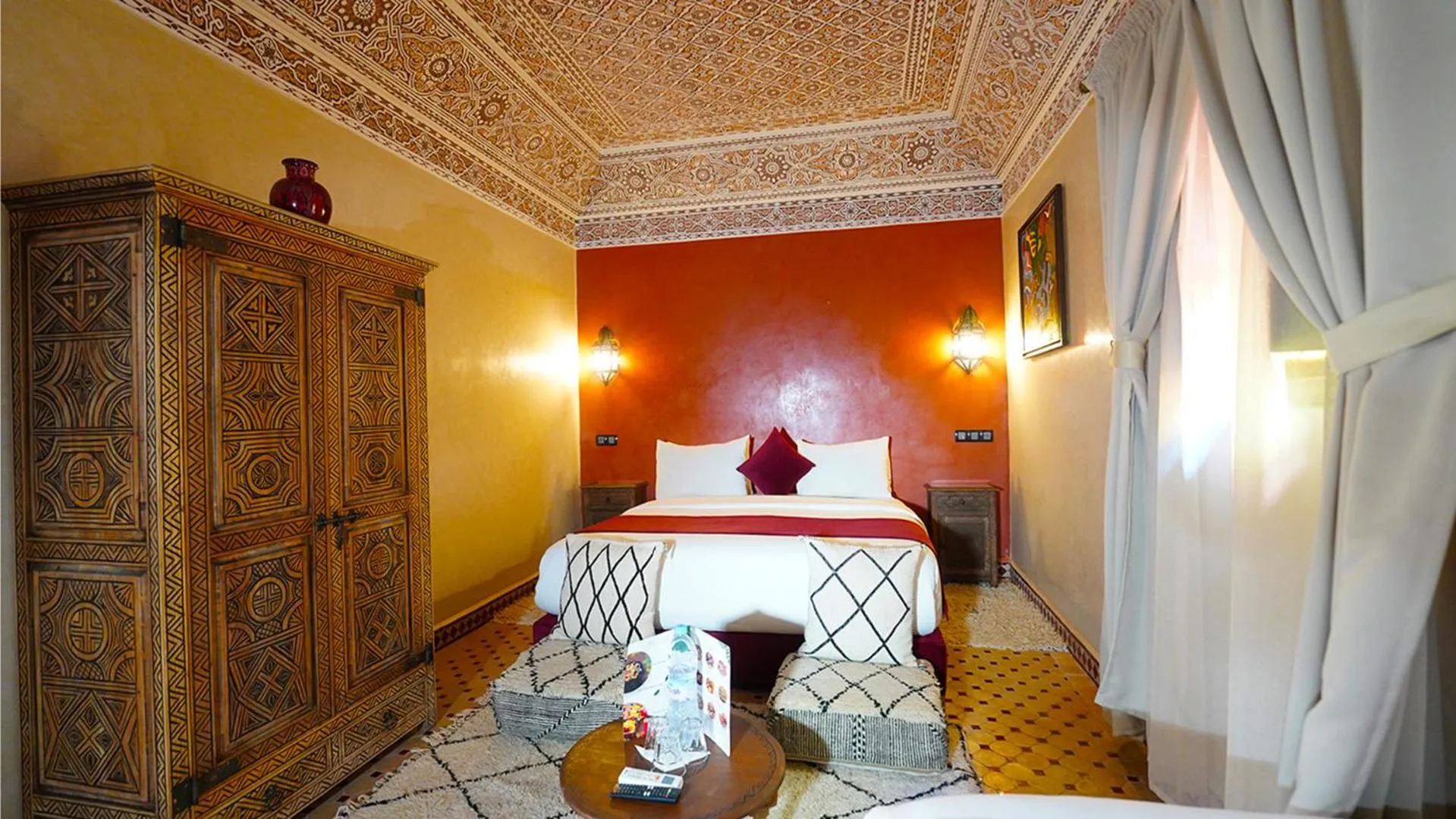 Bed in Riad Touhfa Kasbah Marrakech