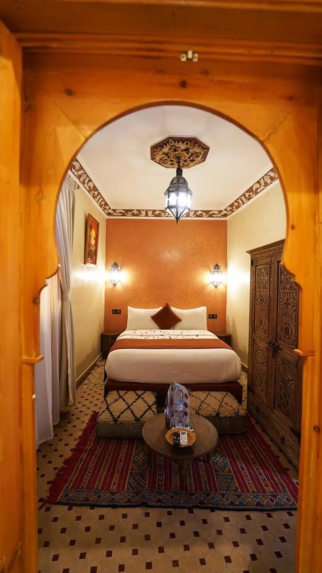 Bed in Riad Touhfa Kasbah Marrakech