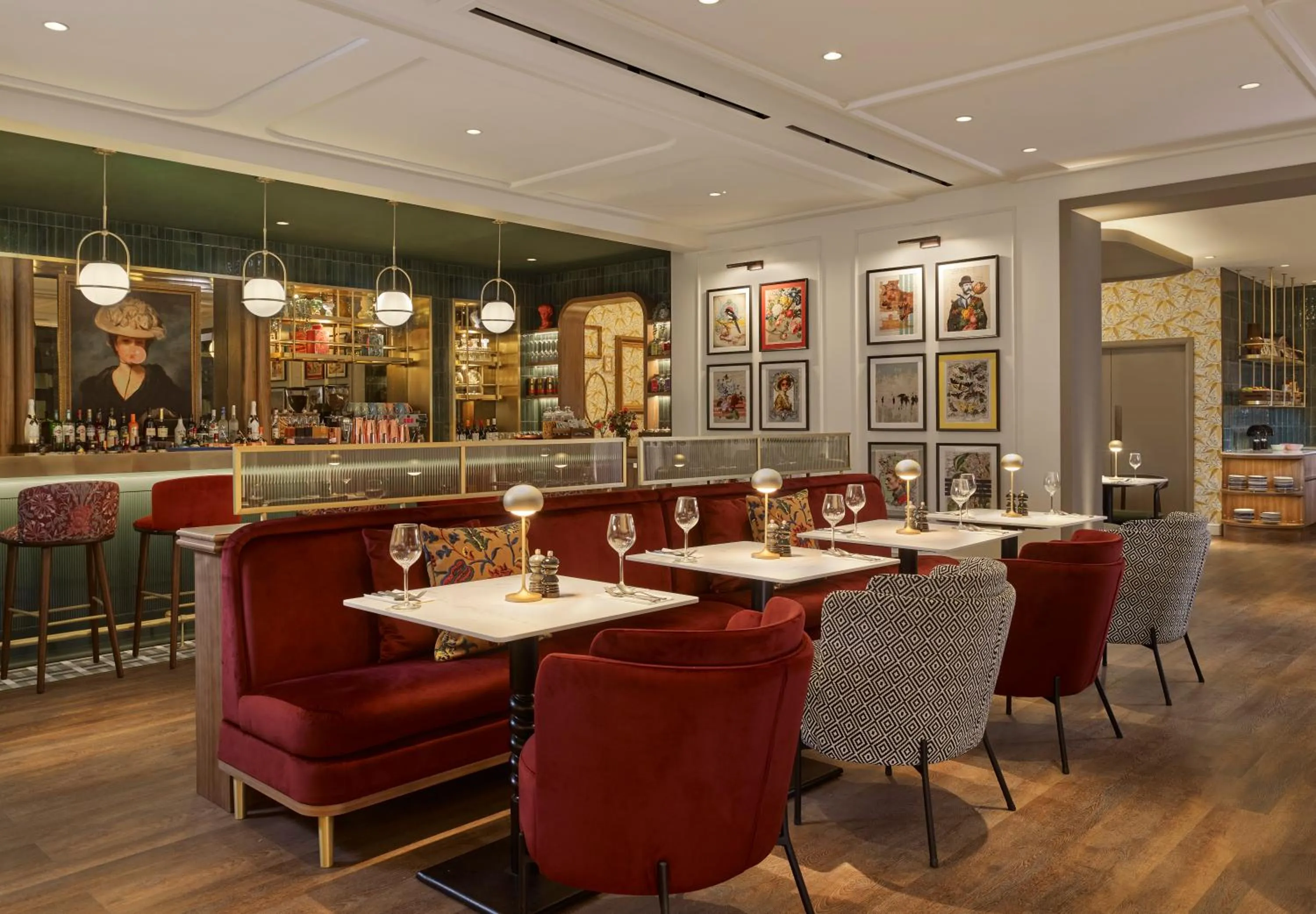 Restaurant/places to eat in The Cura Hotel Kensington, London, a Tribute Portfolio Hotel