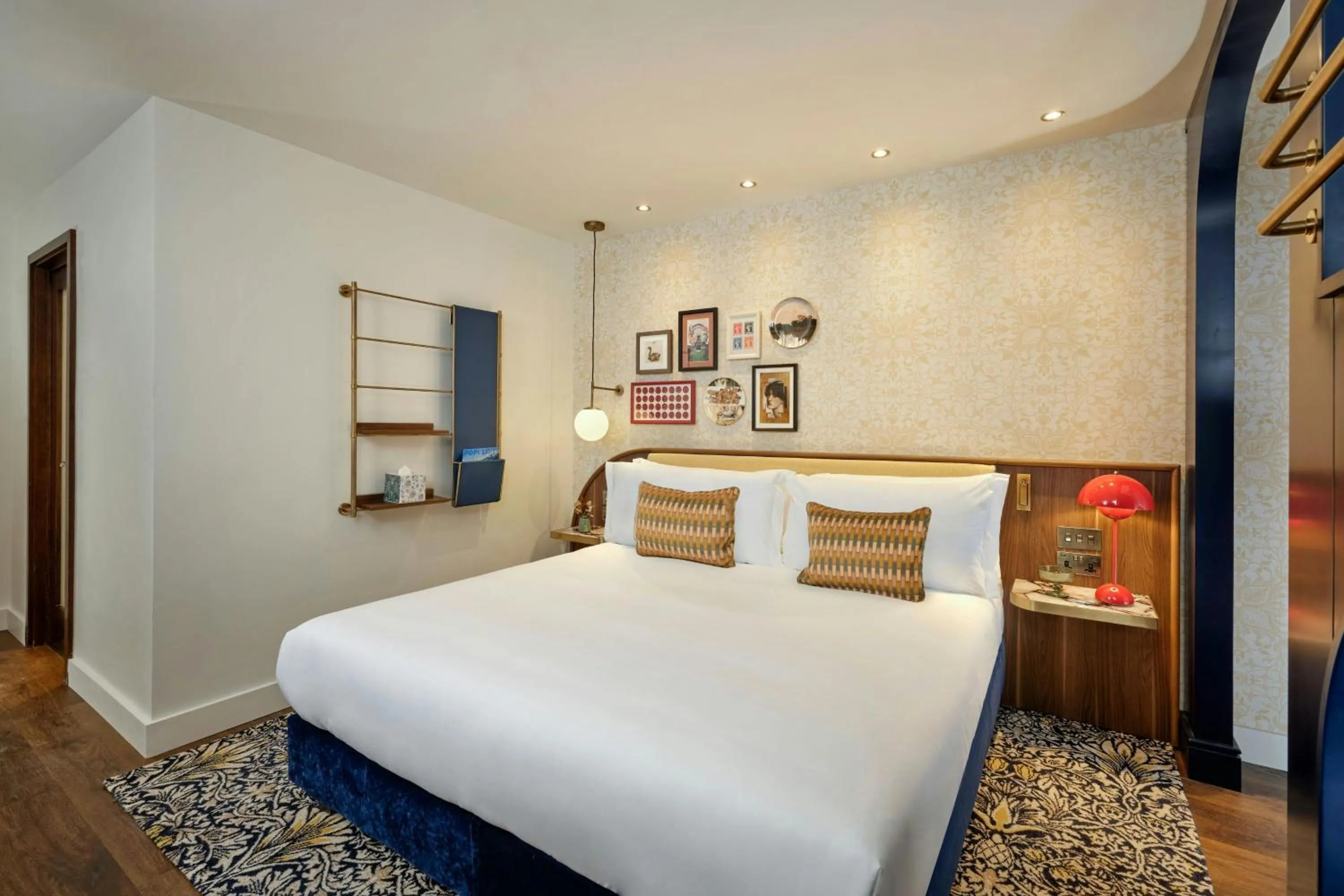 Photo of the whole room, Bed in The Cura Hotel Kensington, London, a Tribute Portfolio Hotel