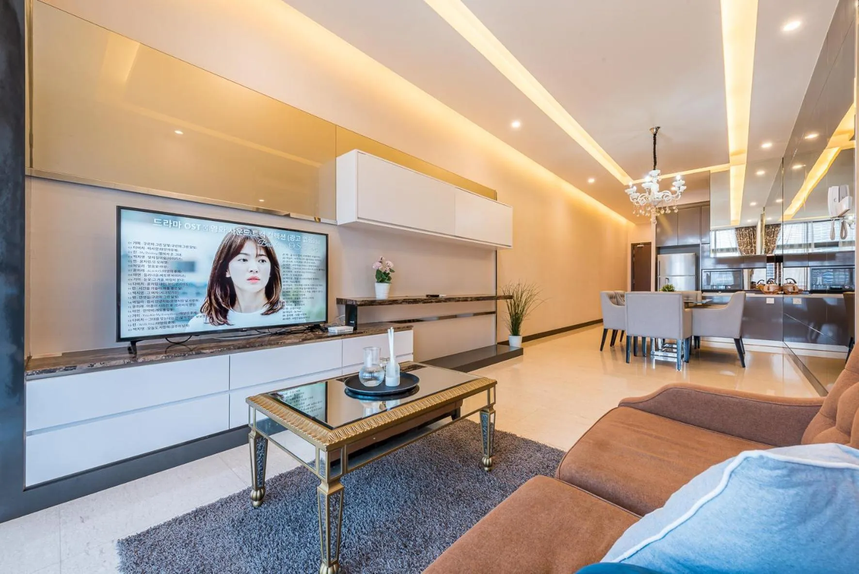 Communal lounge/ TV room in Dorsett Residence Kuala Lumpur 帝盛公寓 Bukit Bintang