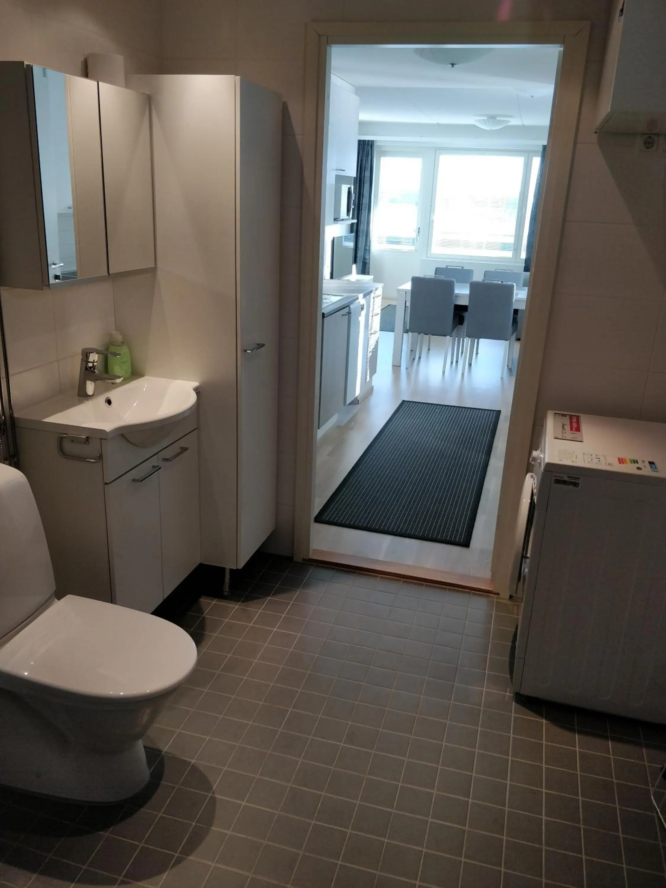 Toilet in Kotimaailma Apartments Rovaniemi