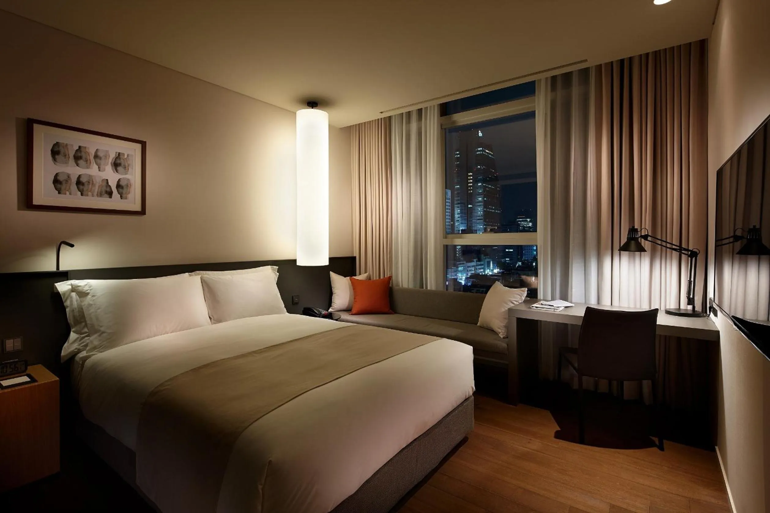 Bedroom, Bed in Shilla Stay Gangnam Yeoksam
