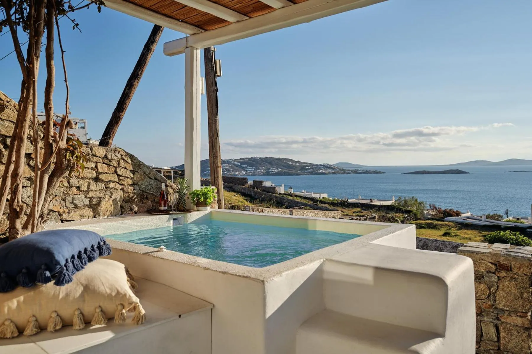 Natural landscape in Casa Tagoo Mykonos