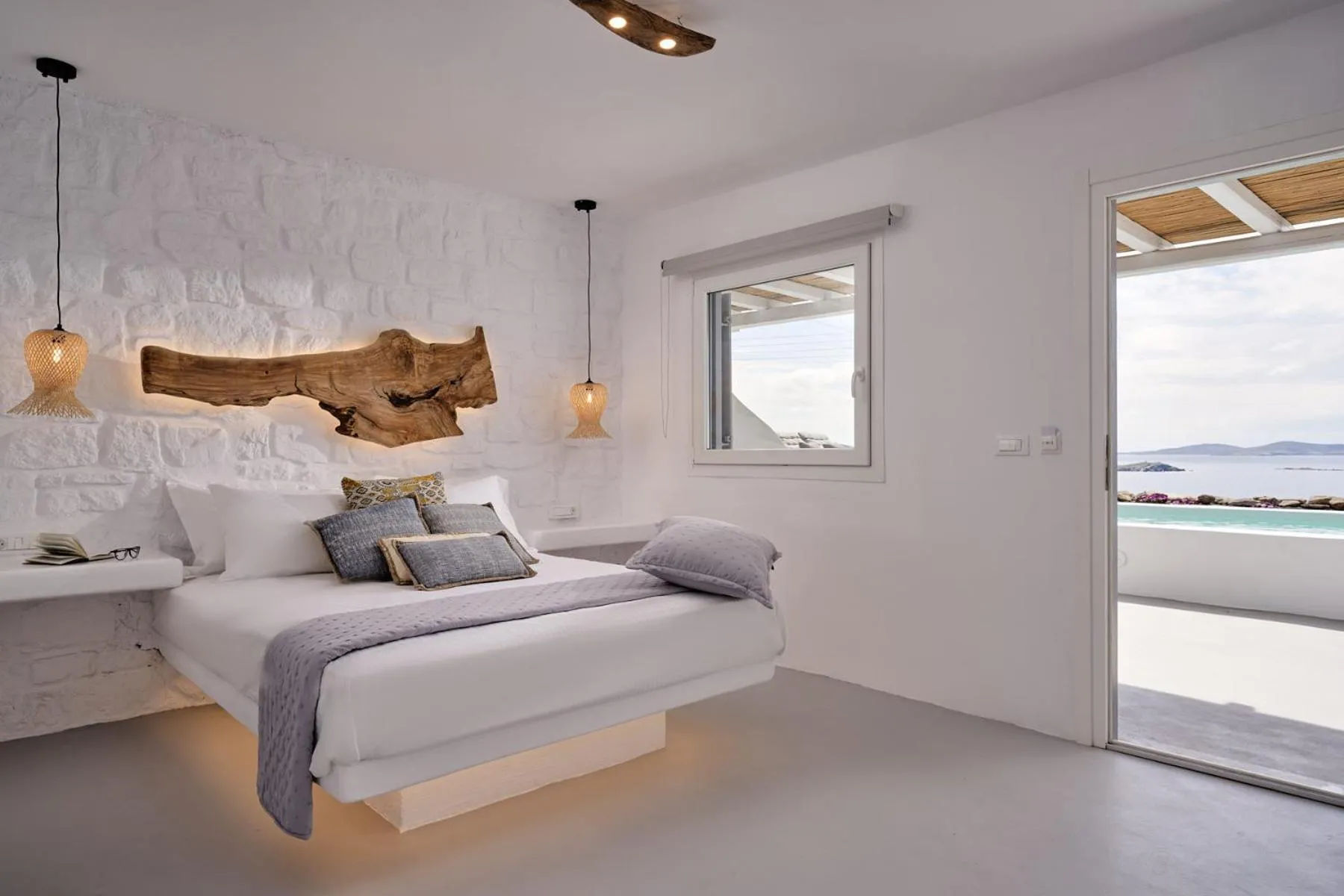 Bed in Casa Tagoo Mykonos