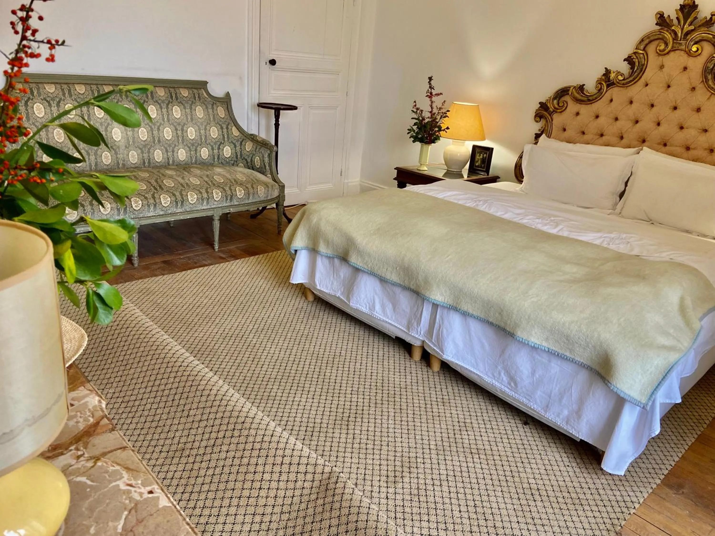 Bed in Château La Bainerie