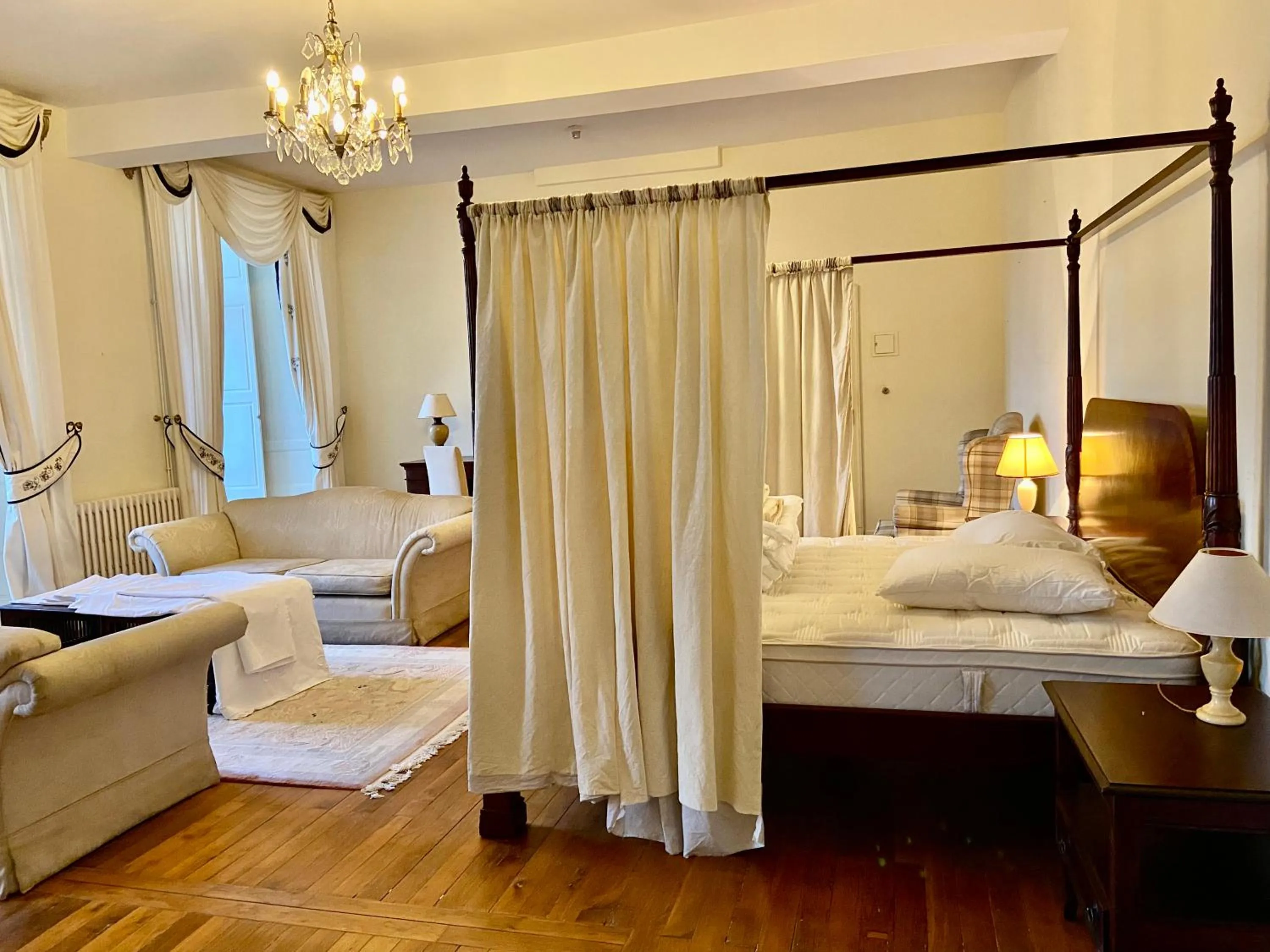 Bed in Château La Bainerie