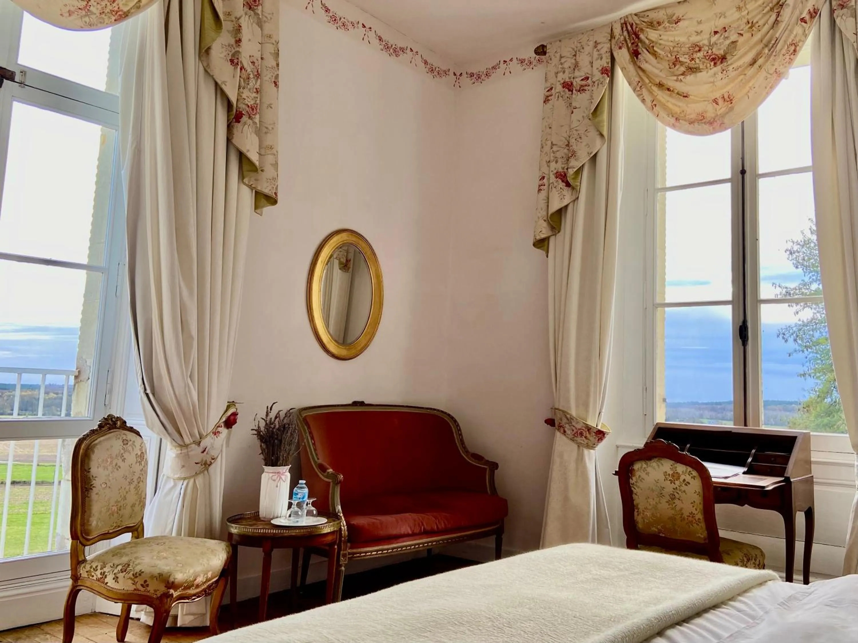 Bed in Château La Bainerie