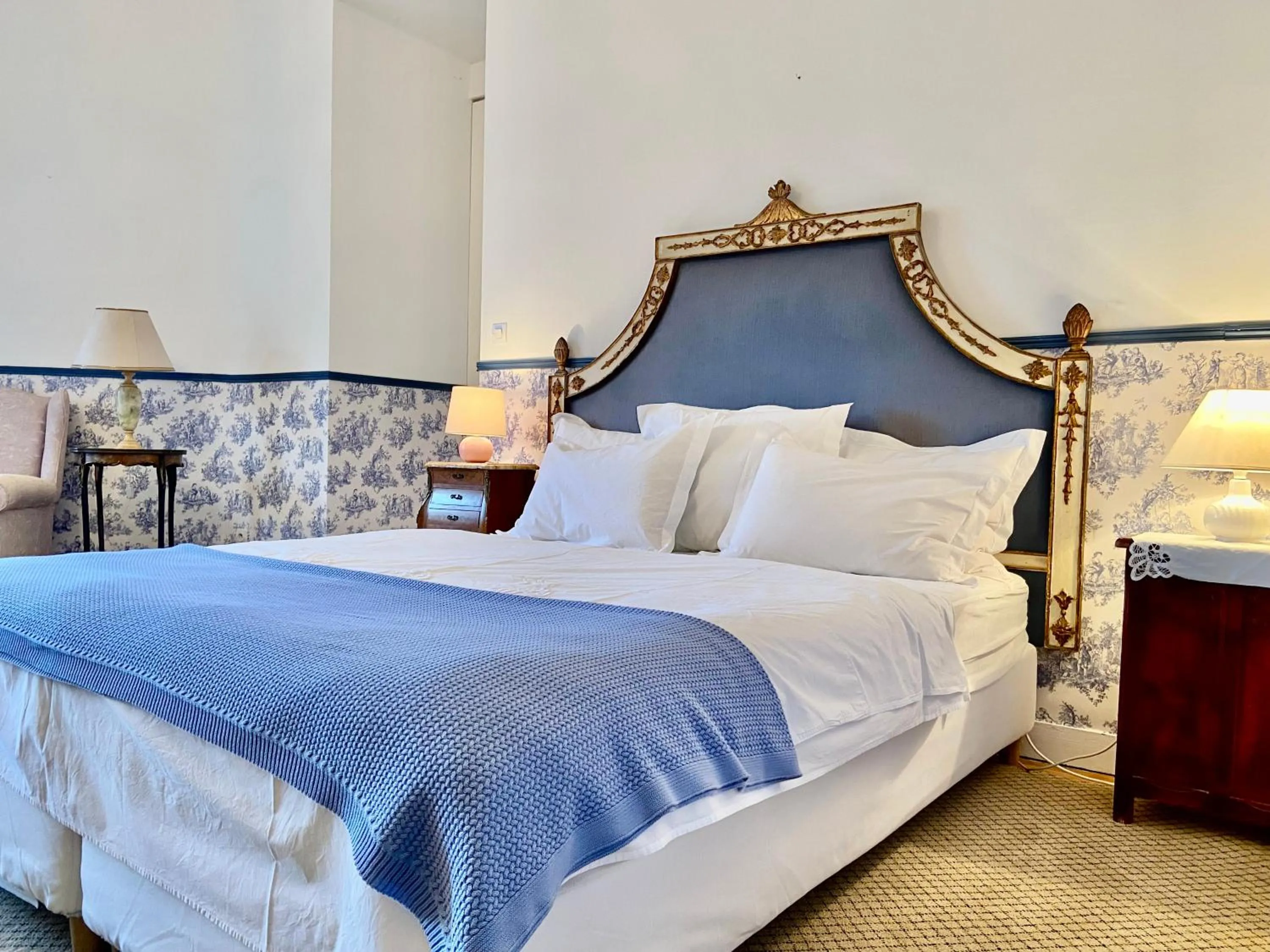 Bed in Château La Bainerie