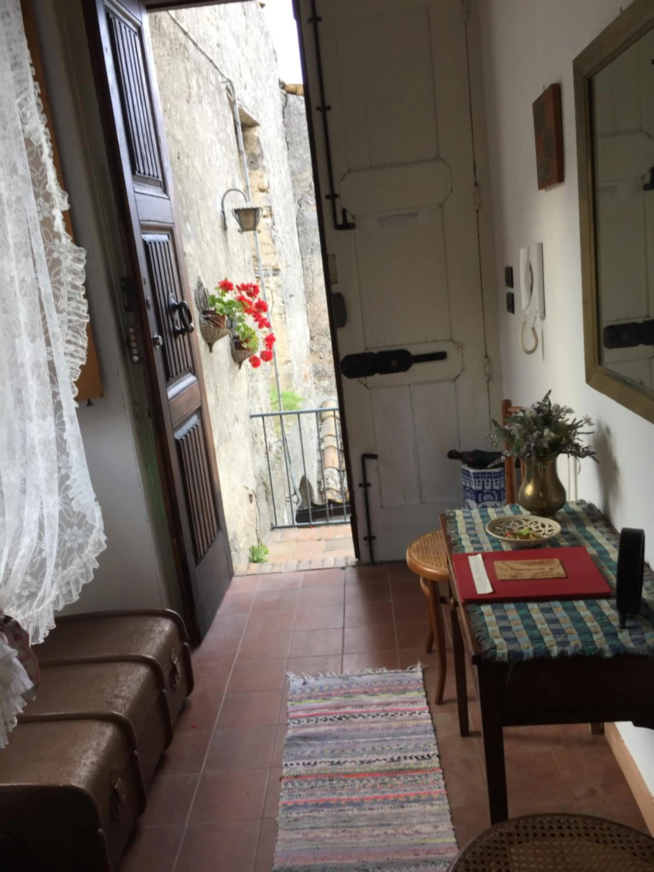 Decorative detail in Casa Ferrari