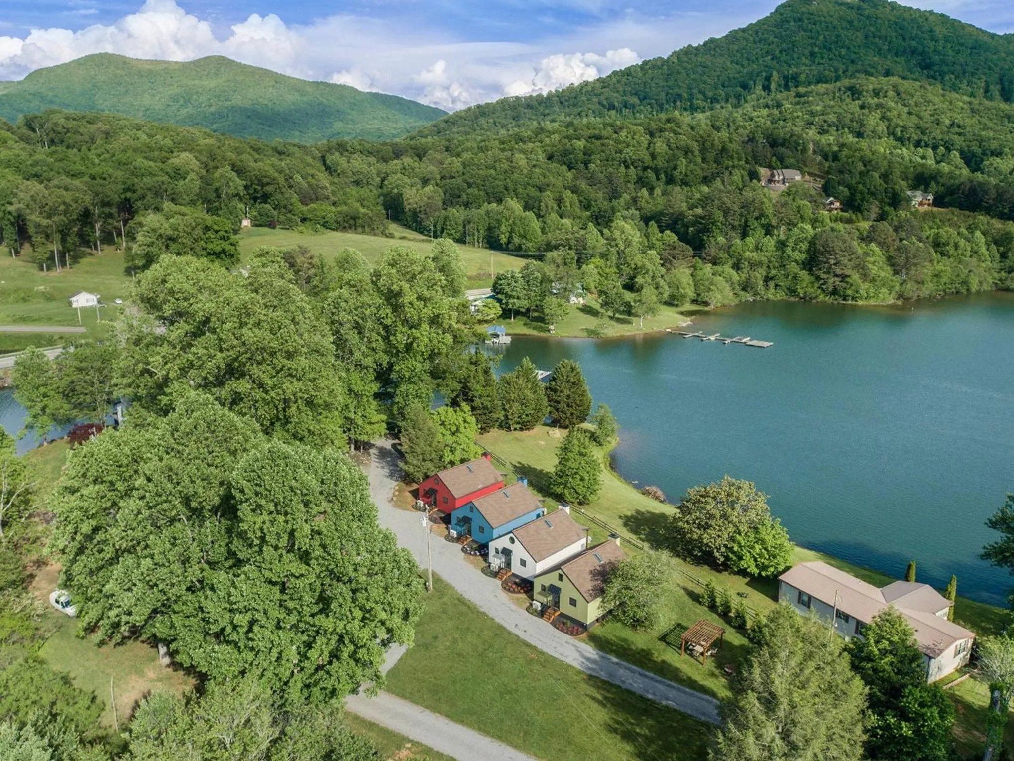 Lake view in Tranquille Resort