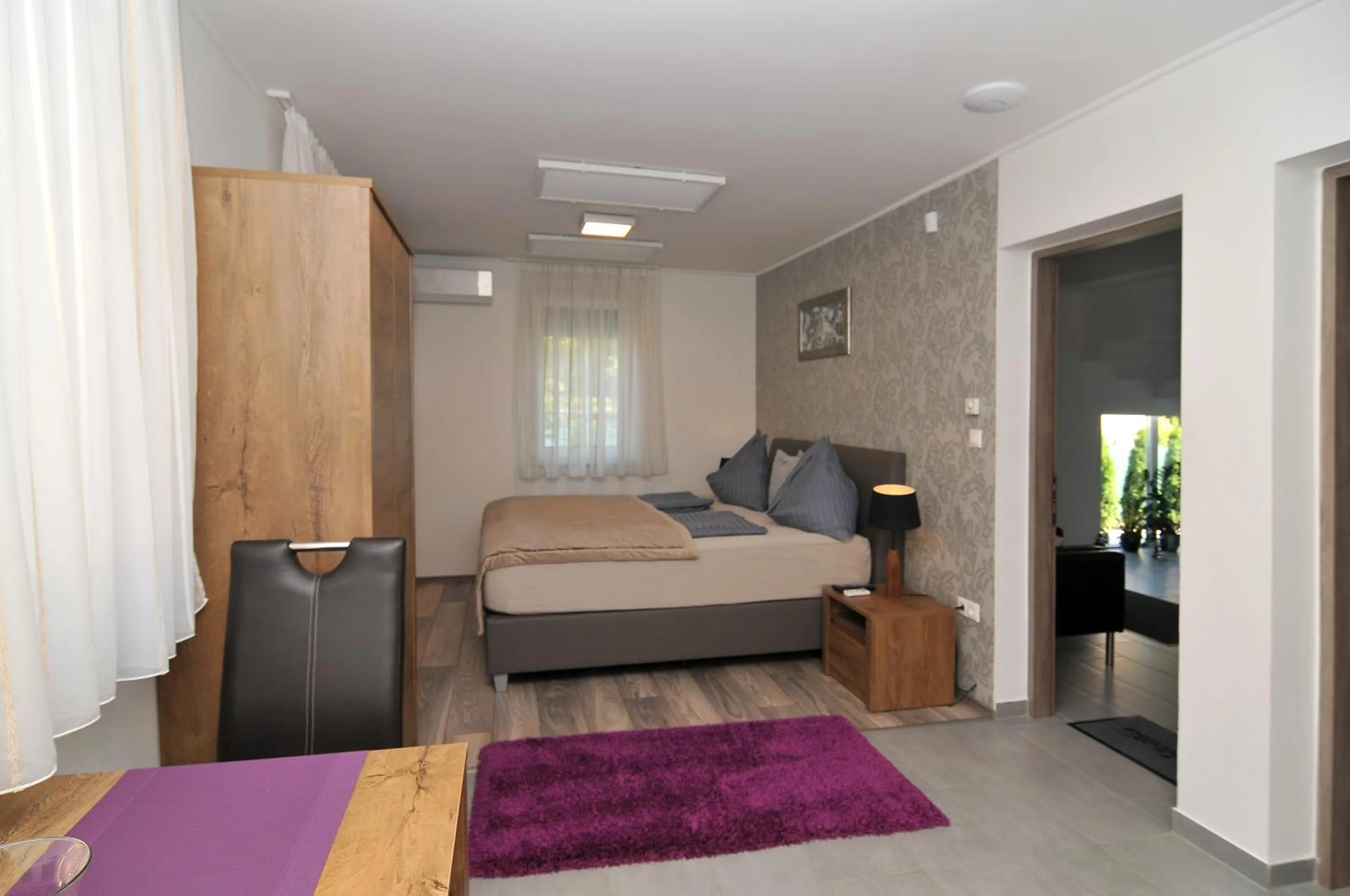 Bed in Silver Beach Apartments