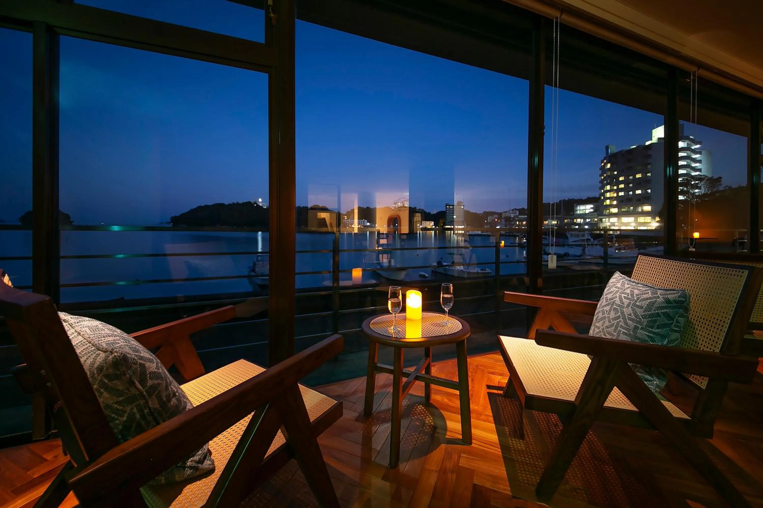 Lounge or bar in お宿行灯鳥羽