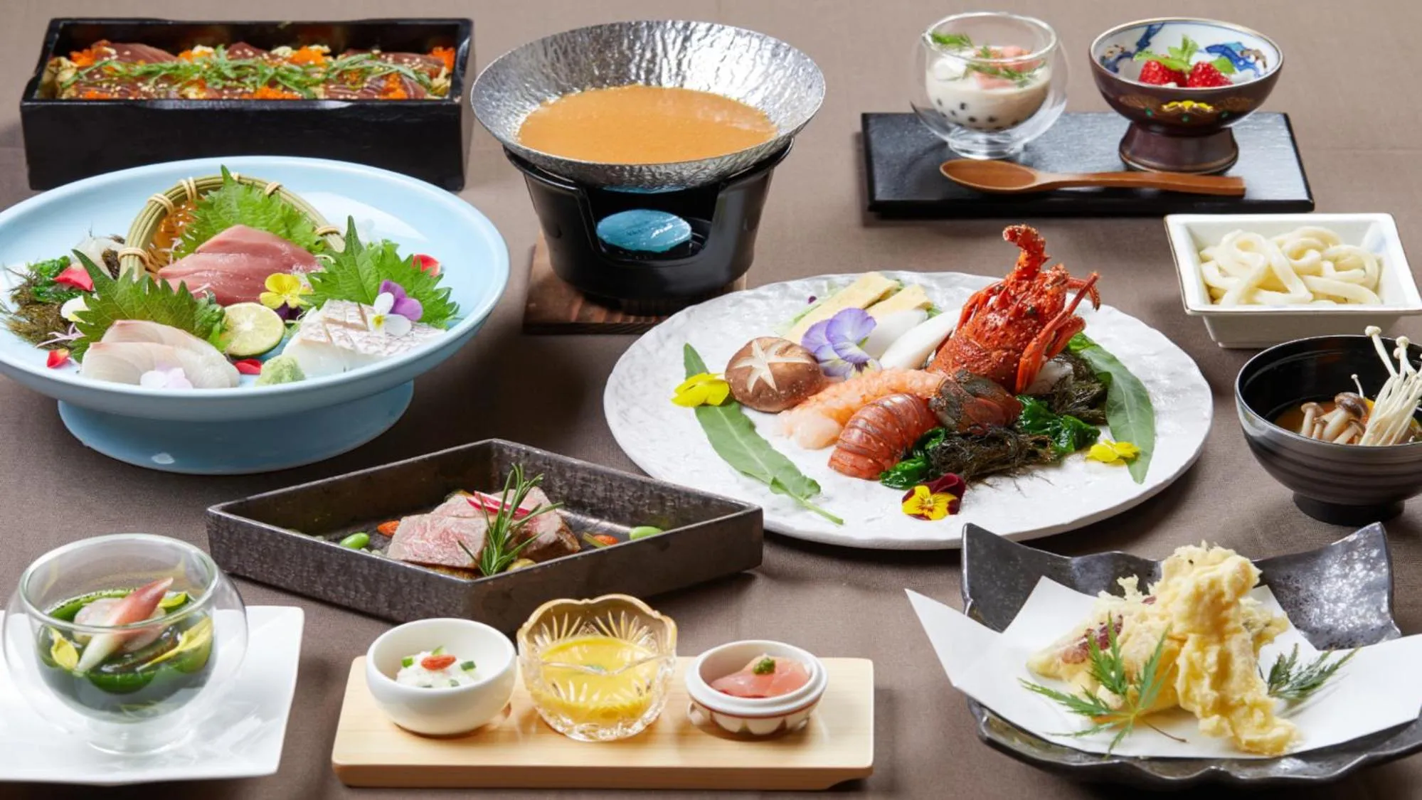 Food in Oyado Andon Toba