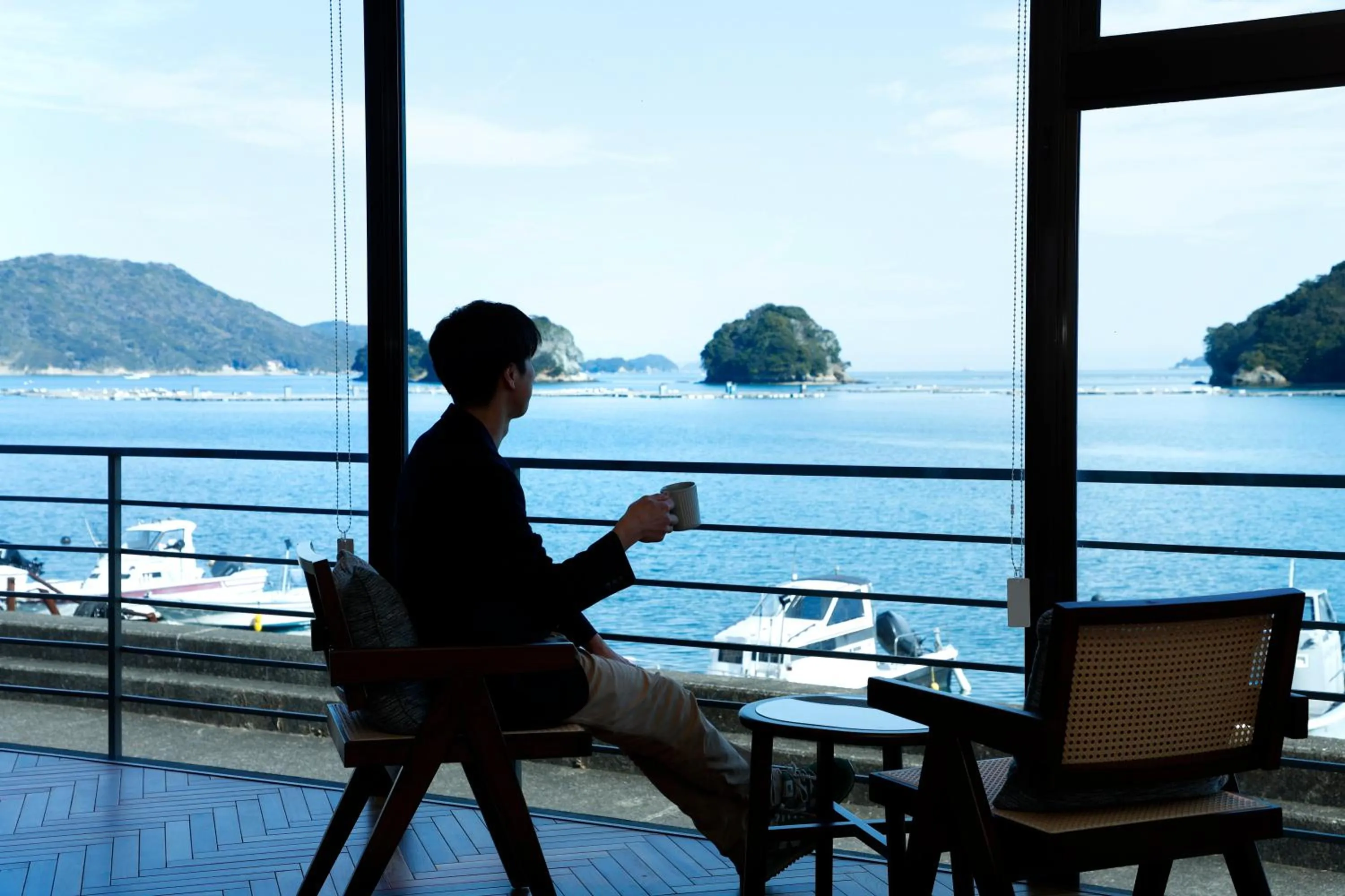 Lounge or bar in お宿行灯鳥羽