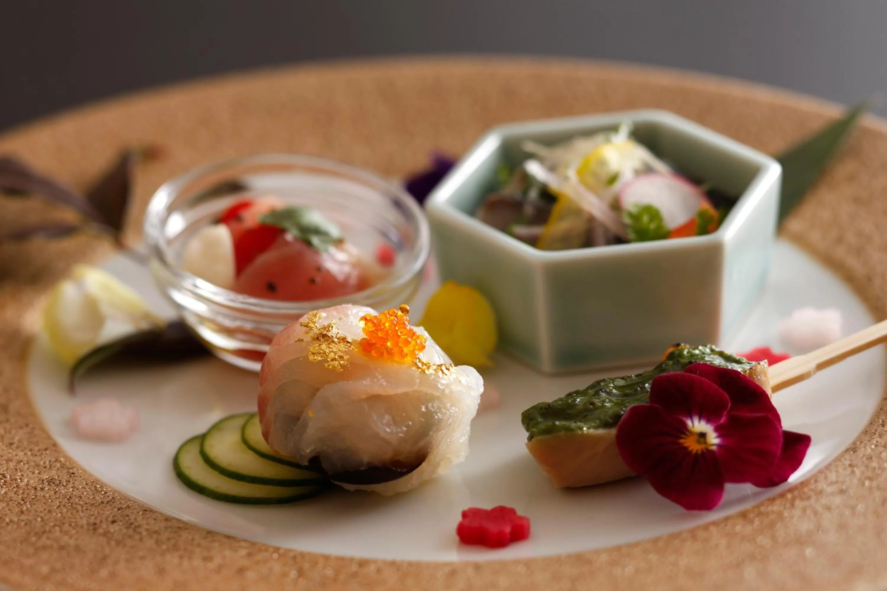 Dinner in Oyado Andon Toba