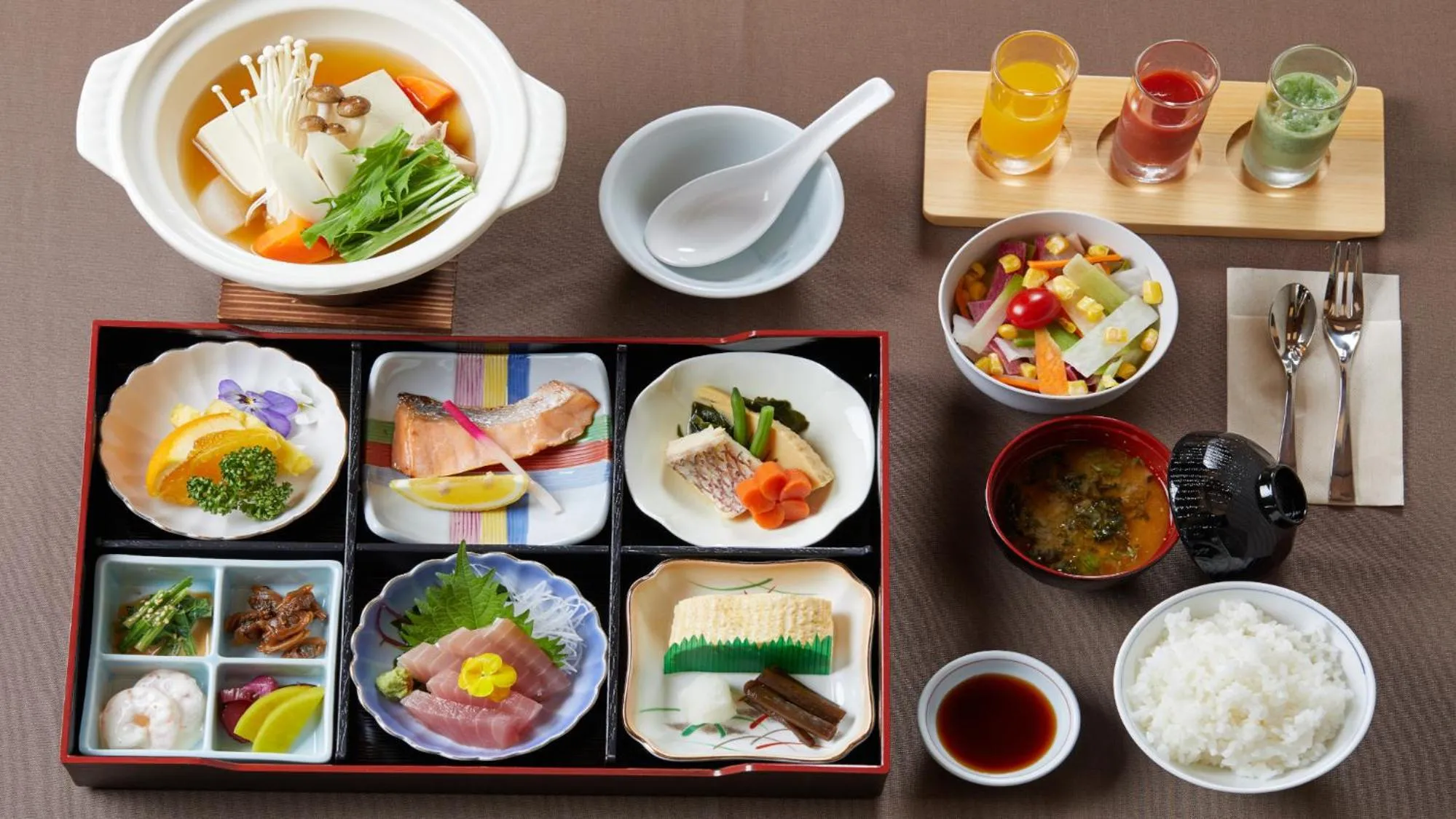 Food in Oyado Andon Toba