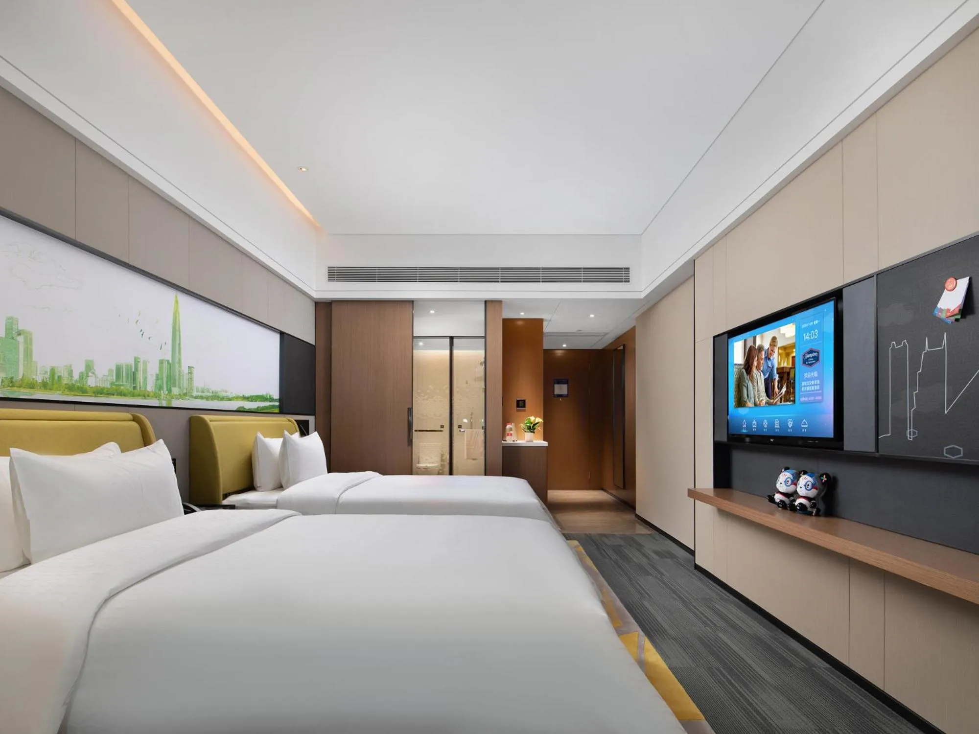 Bed in Hampton by Hilton Shenzhen Baoan Stadium