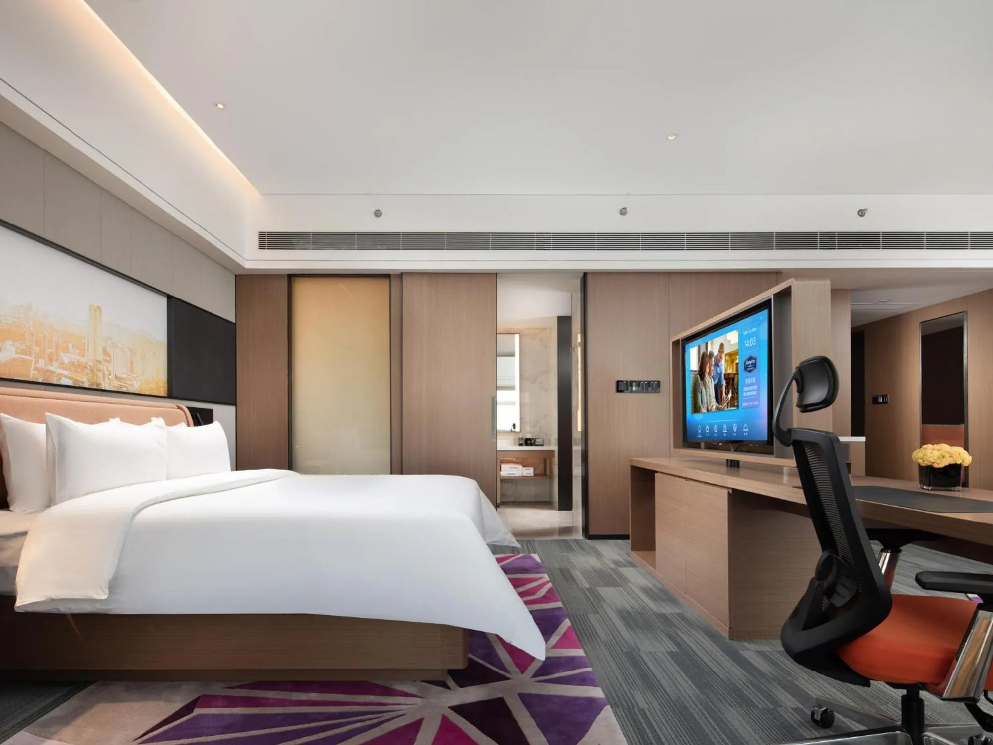 Bed in Hampton by Hilton Shenzhen Baoan Stadium