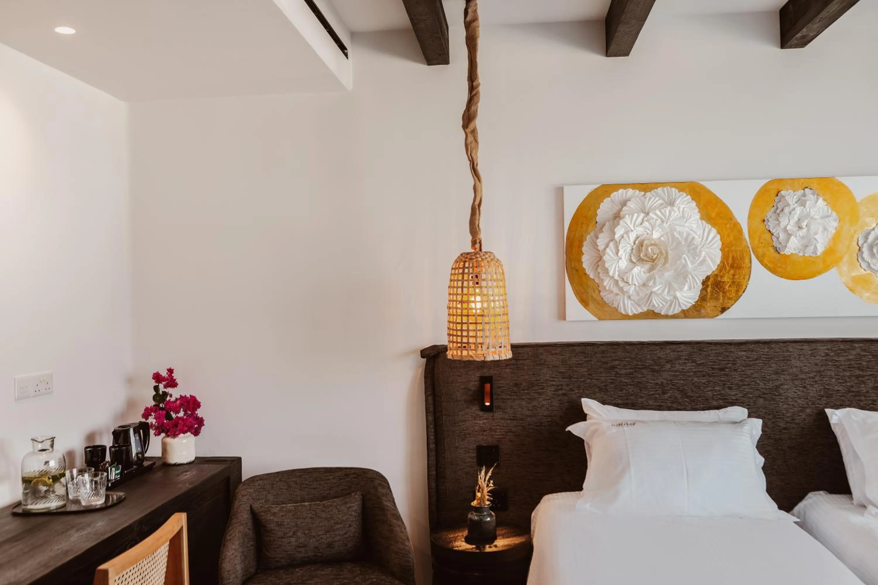 Bed in Kaliva Suites - Adults Only