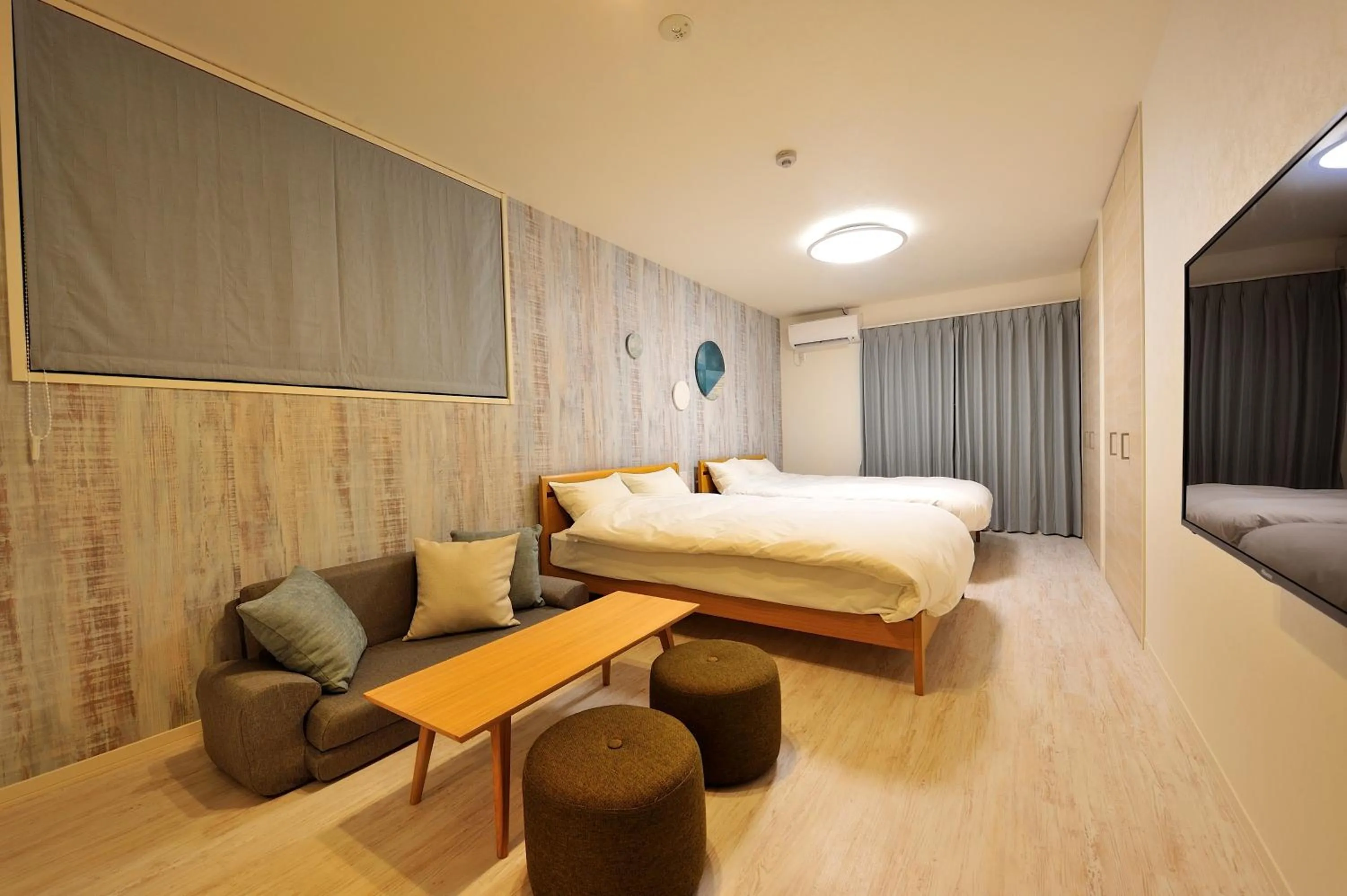 Bed in Rakuten STAY x Shamaison Osaka Dekijima Station