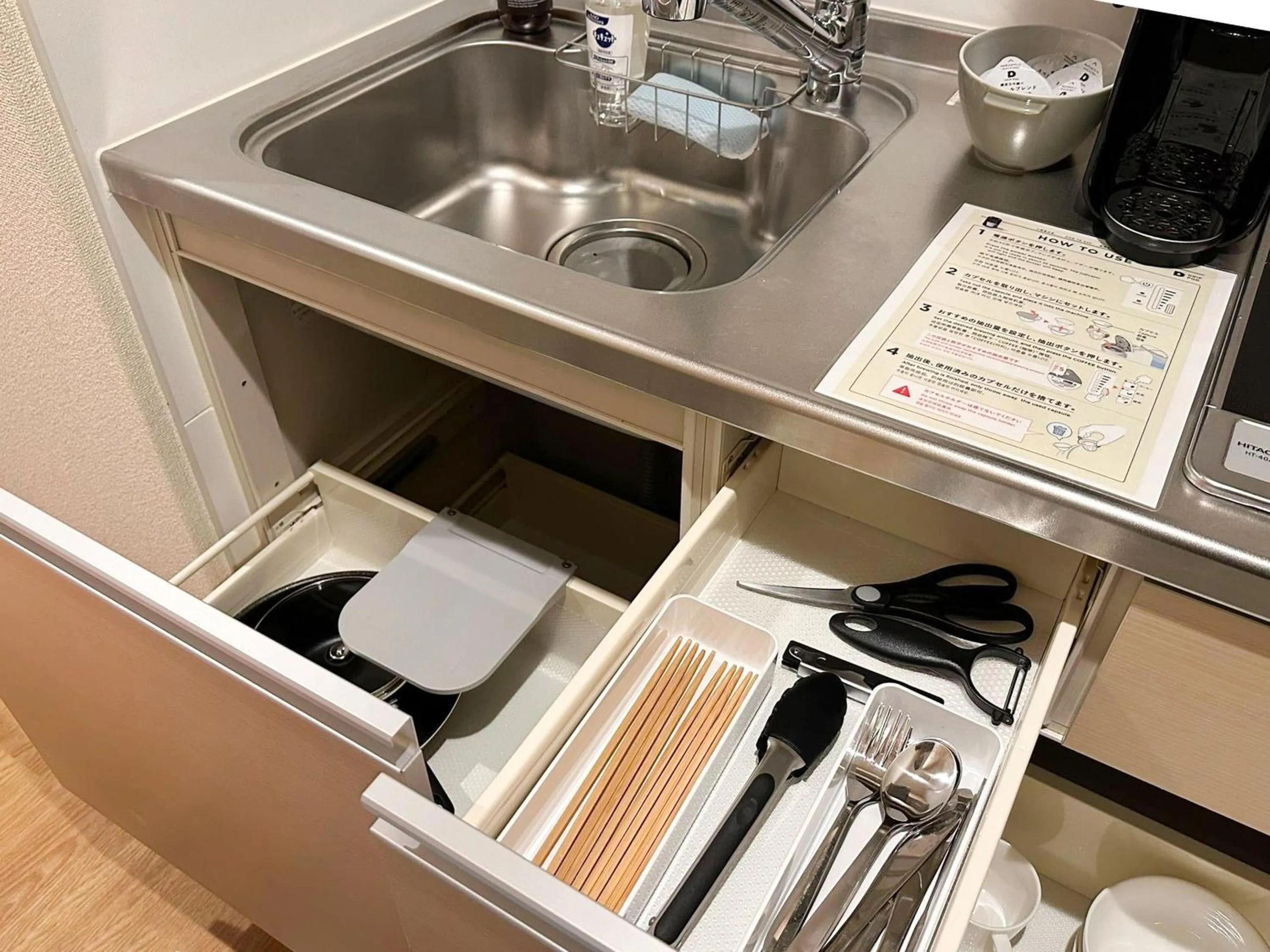 kitchen in Rakuten STAY x Shamaison Osaka Dekijima Station