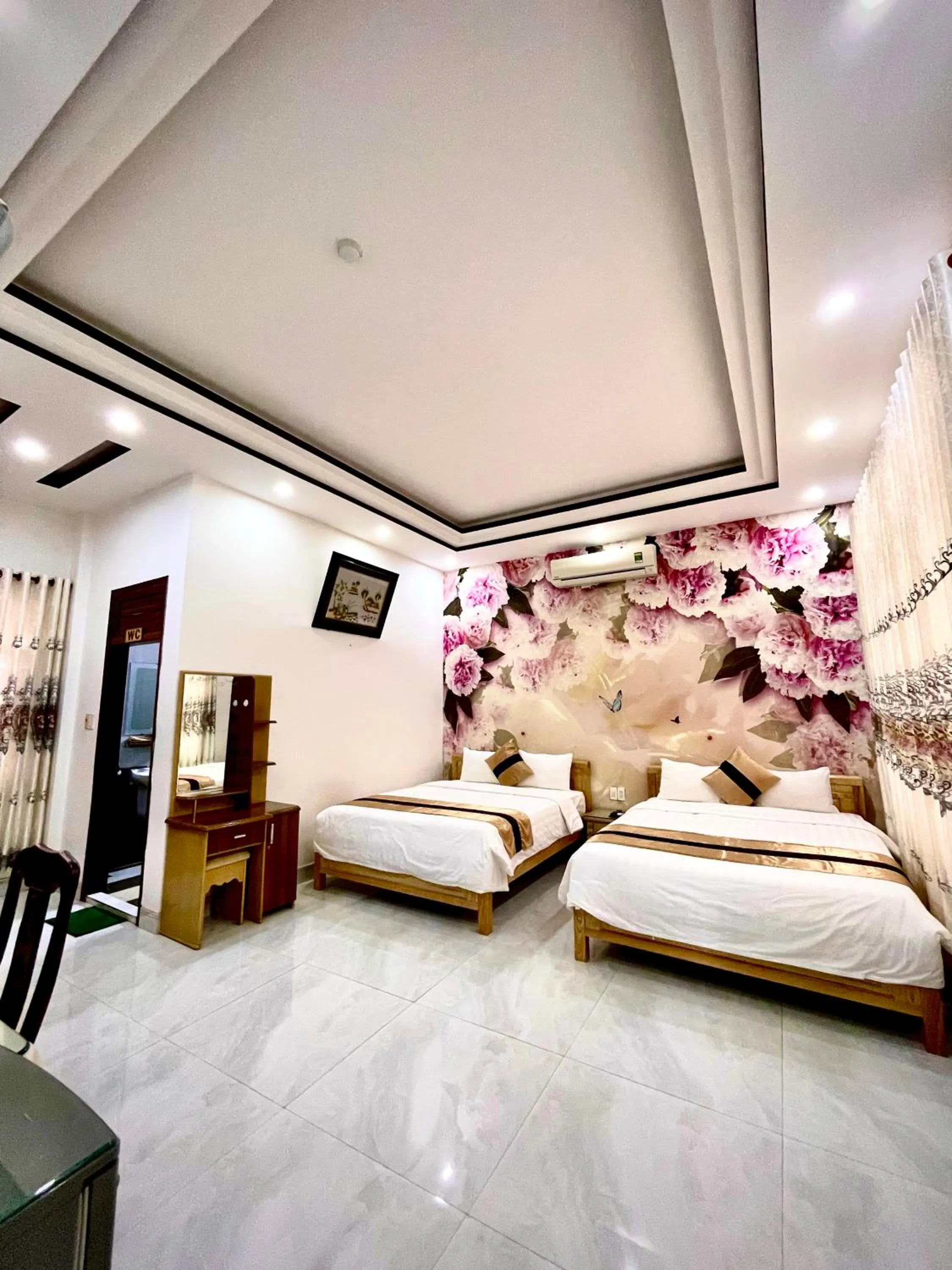 Bed in HOTEL MINH LÂM 2