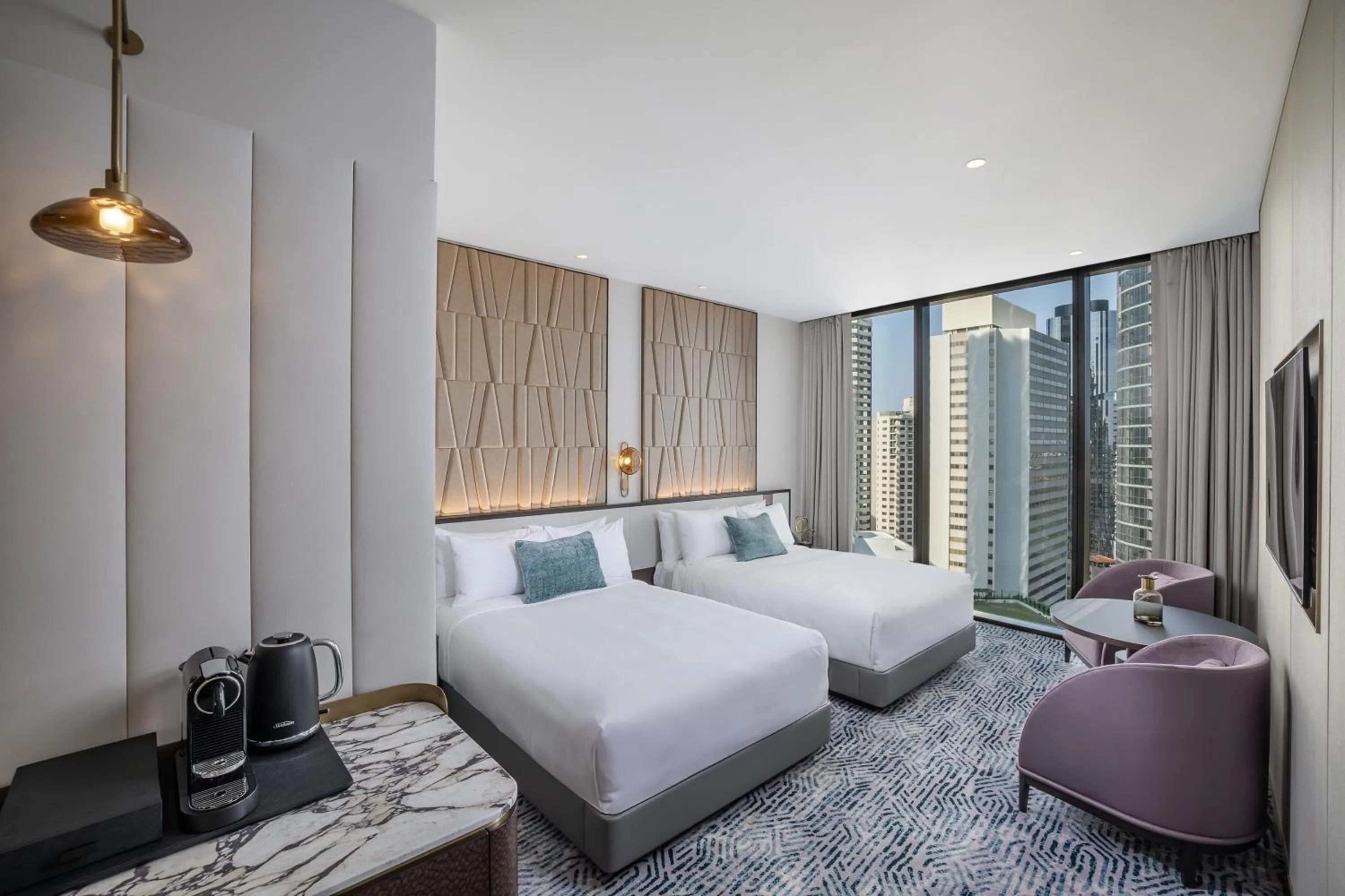 Bedroom, Bed in The Star Grand Brisbane