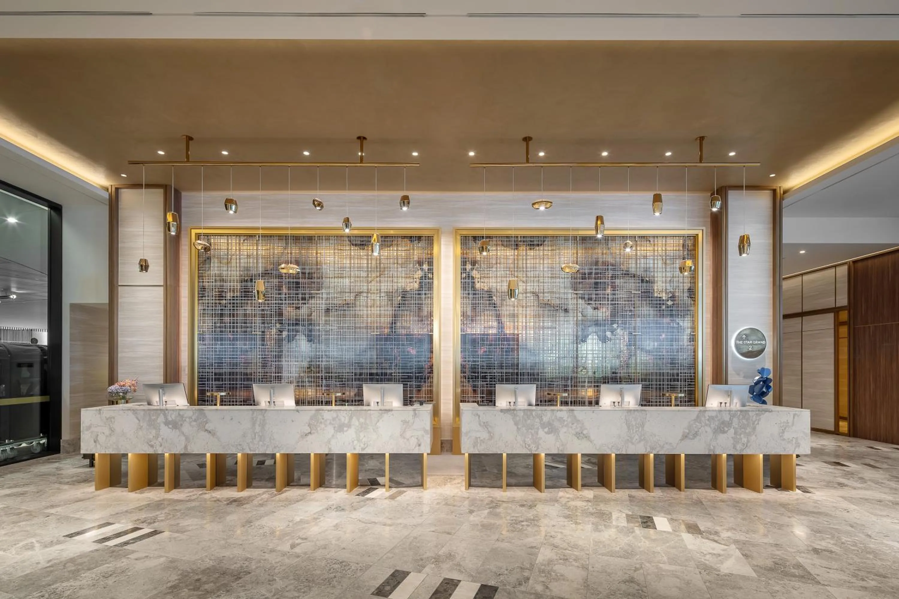Lobby or reception in The Star Grand Brisbane