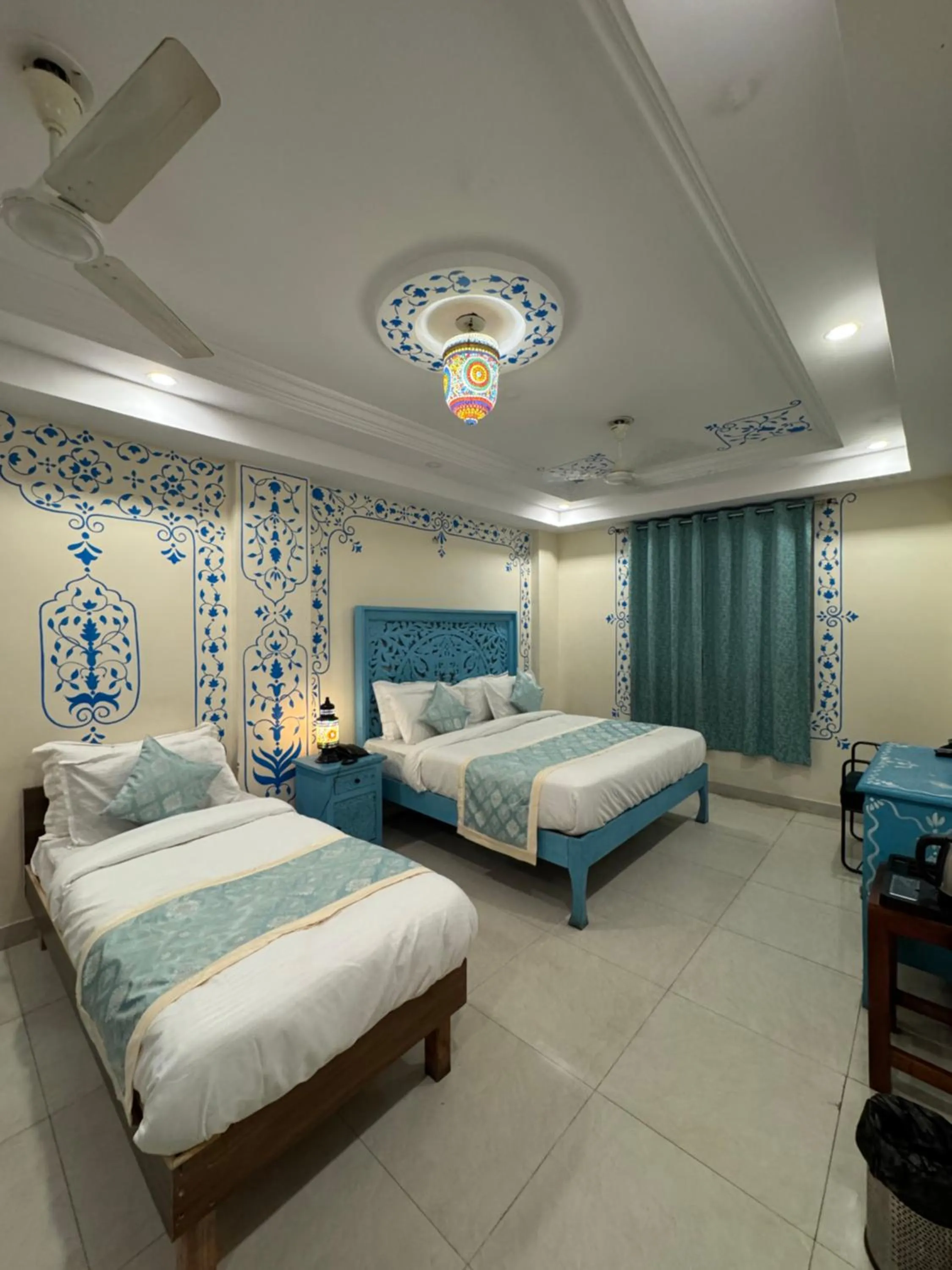 Bed in Raj Residency