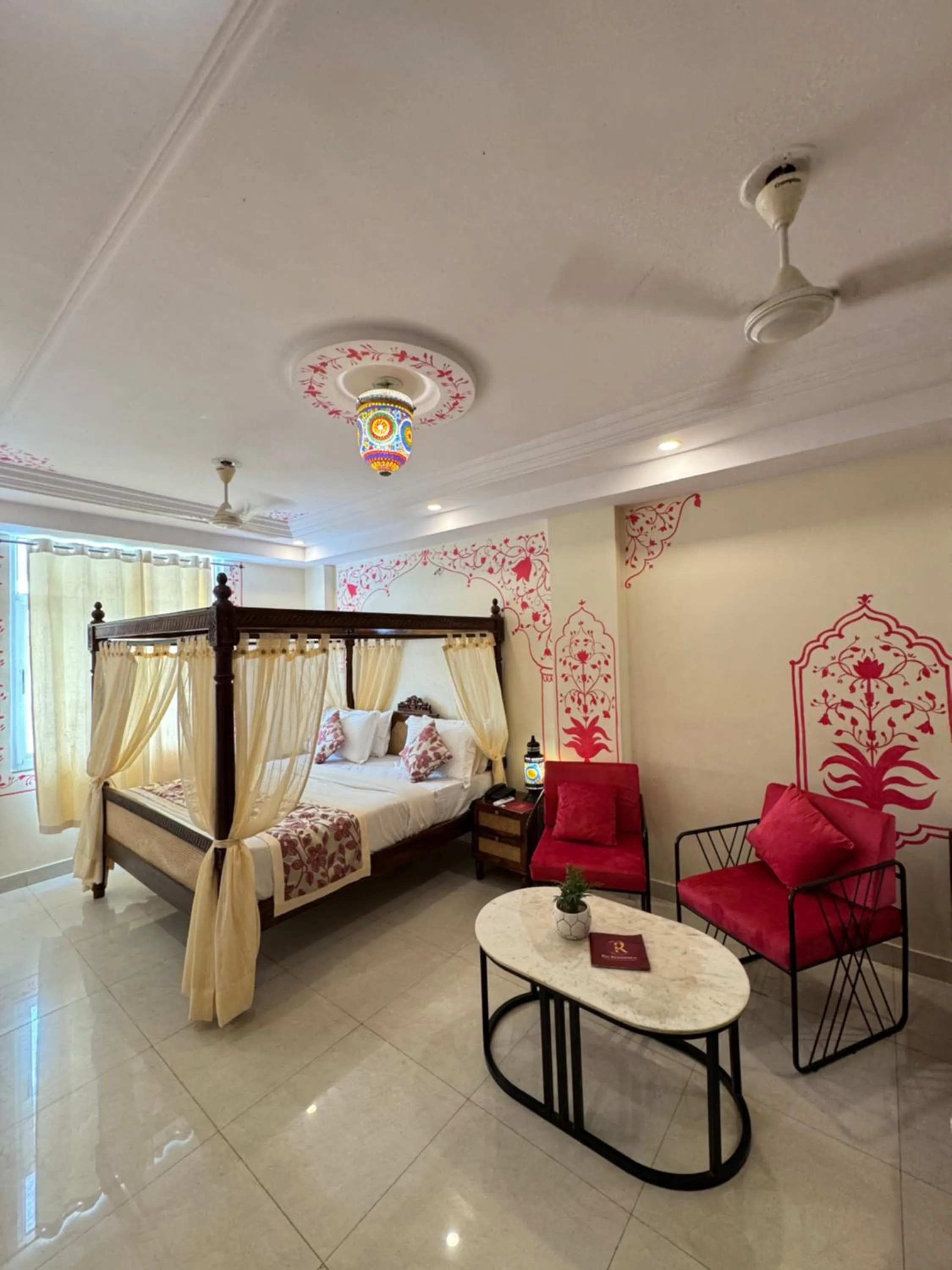 Bed in Raj Residency