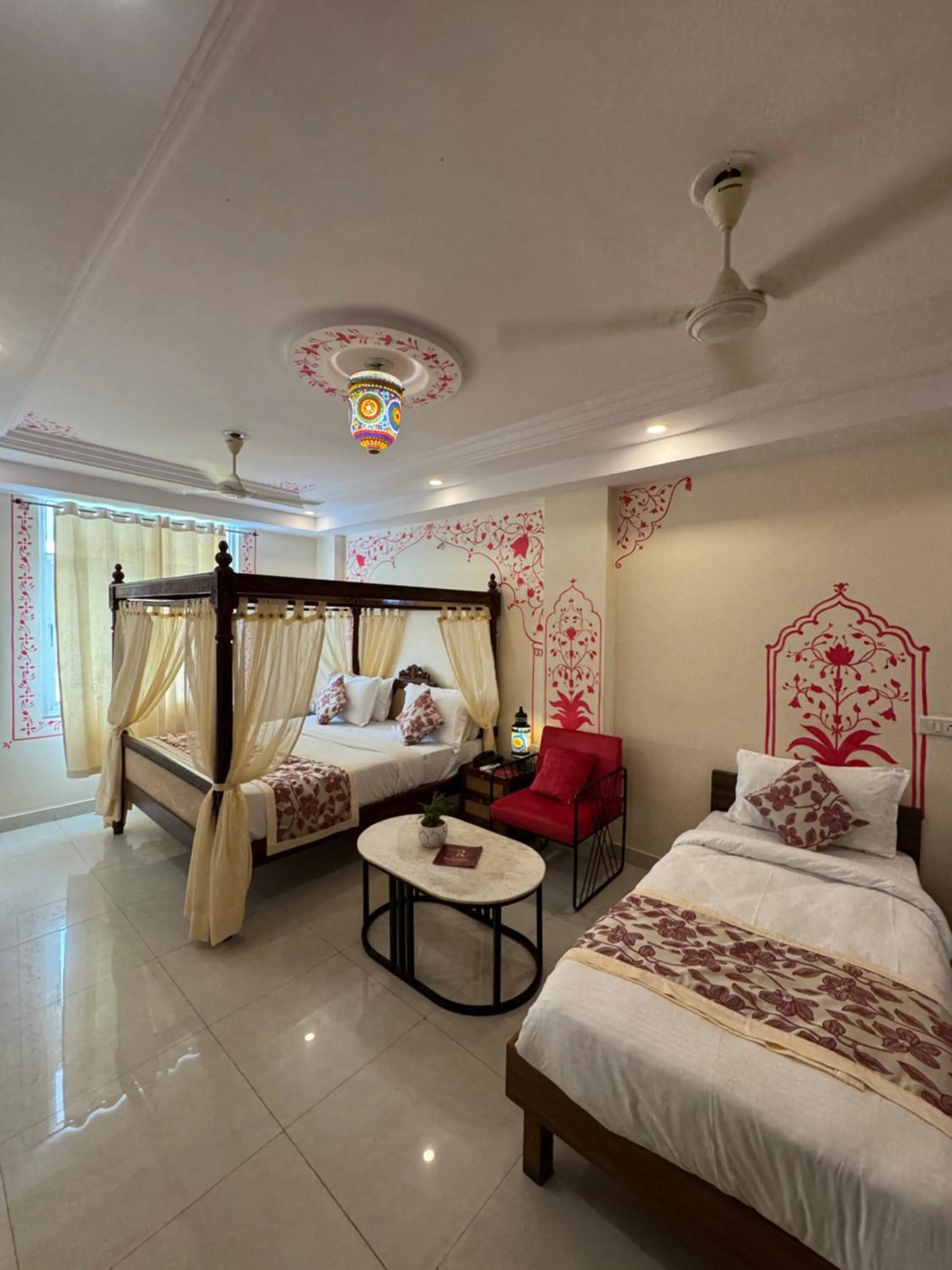 Bed in Raj Residency